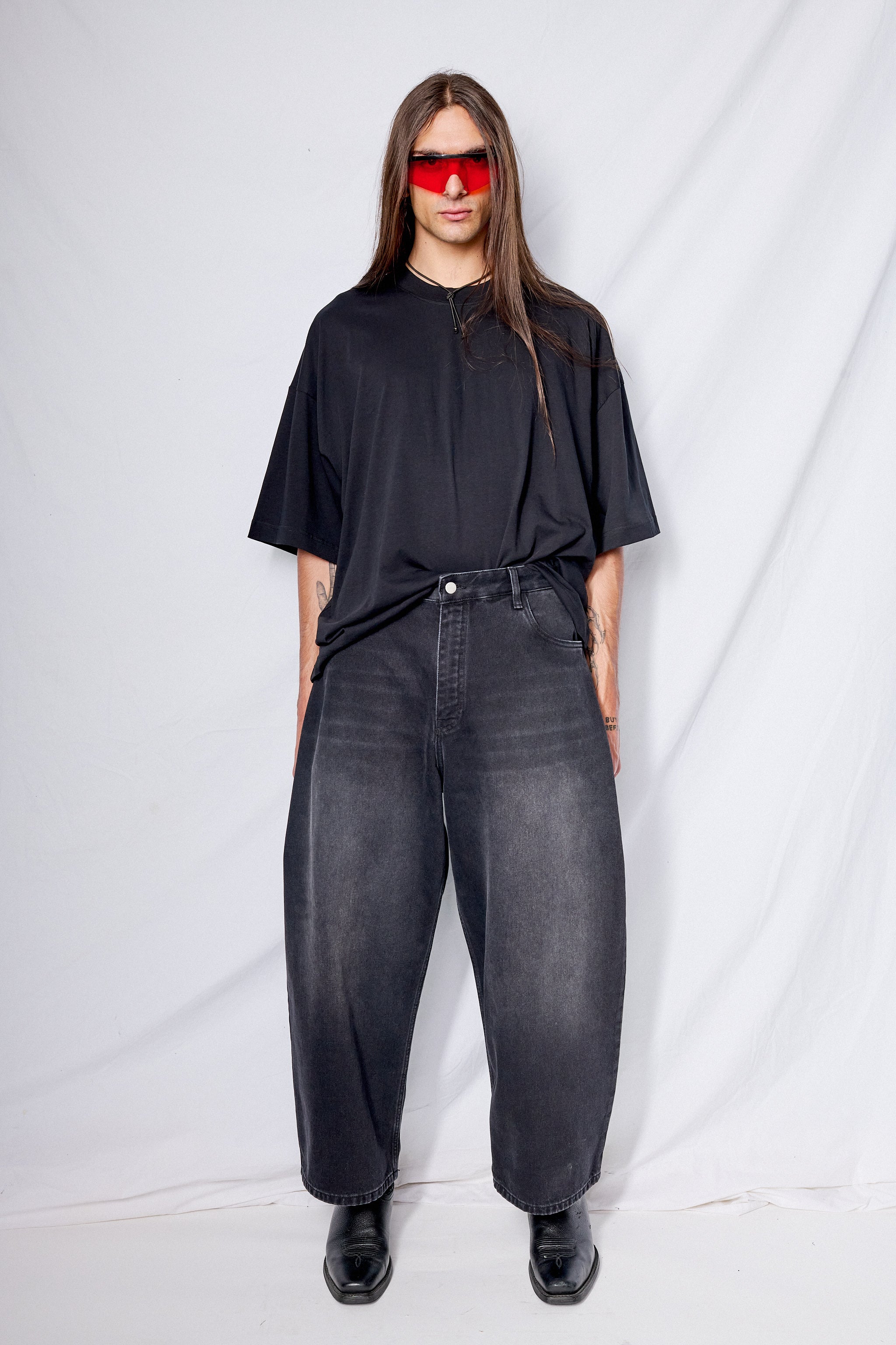 Washed Black Paolo Denim Jean