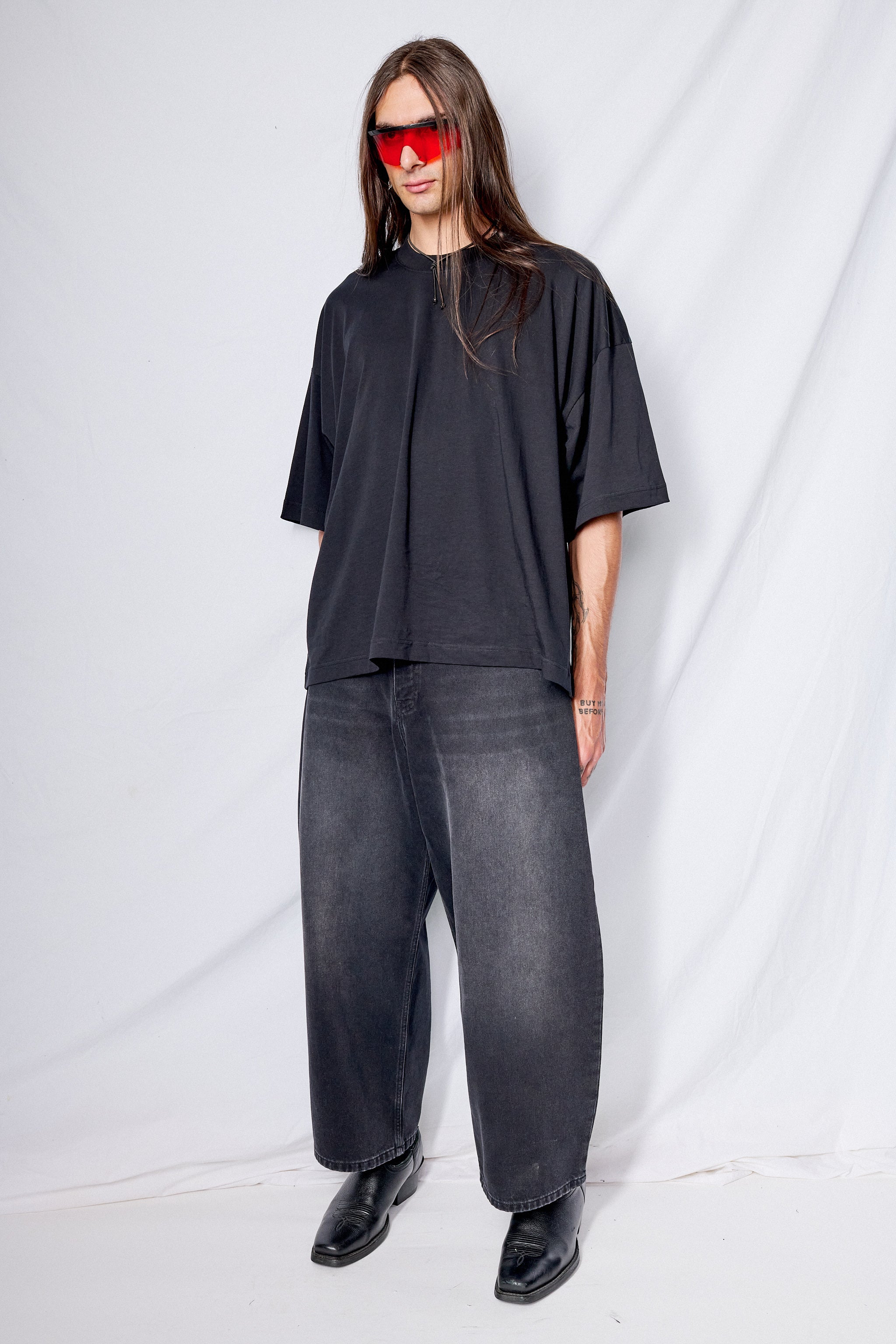 Washed Black Paolo Denim Jean