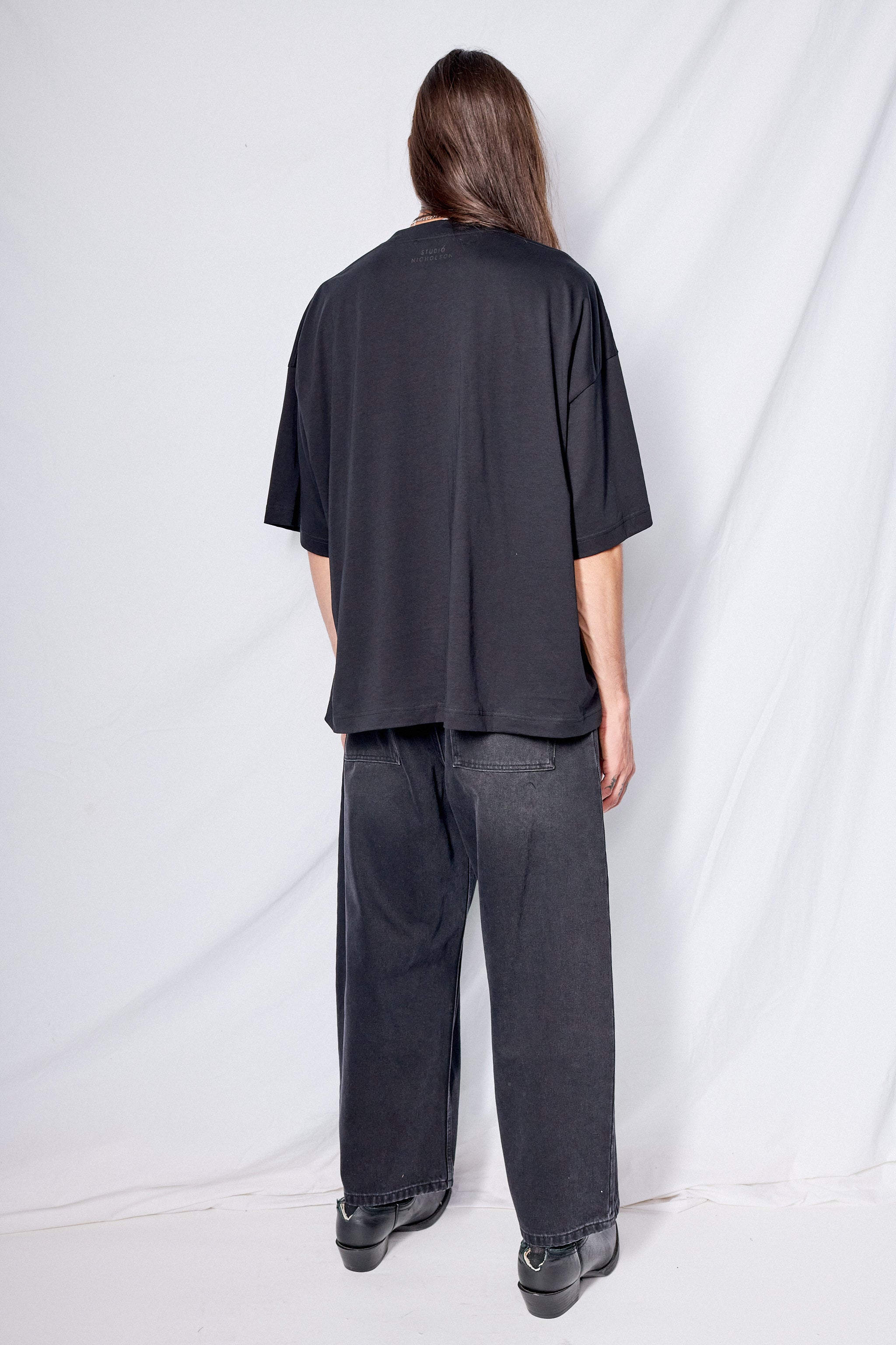Washed Black Paolo Denim Jean - Studio Nicholson – Assembly