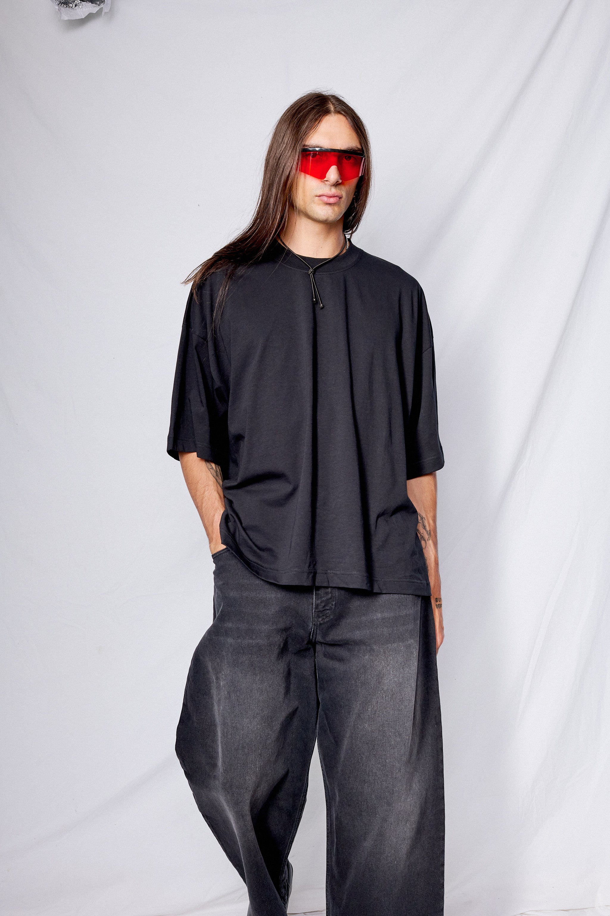 Washed Black Paolo Denim Jean