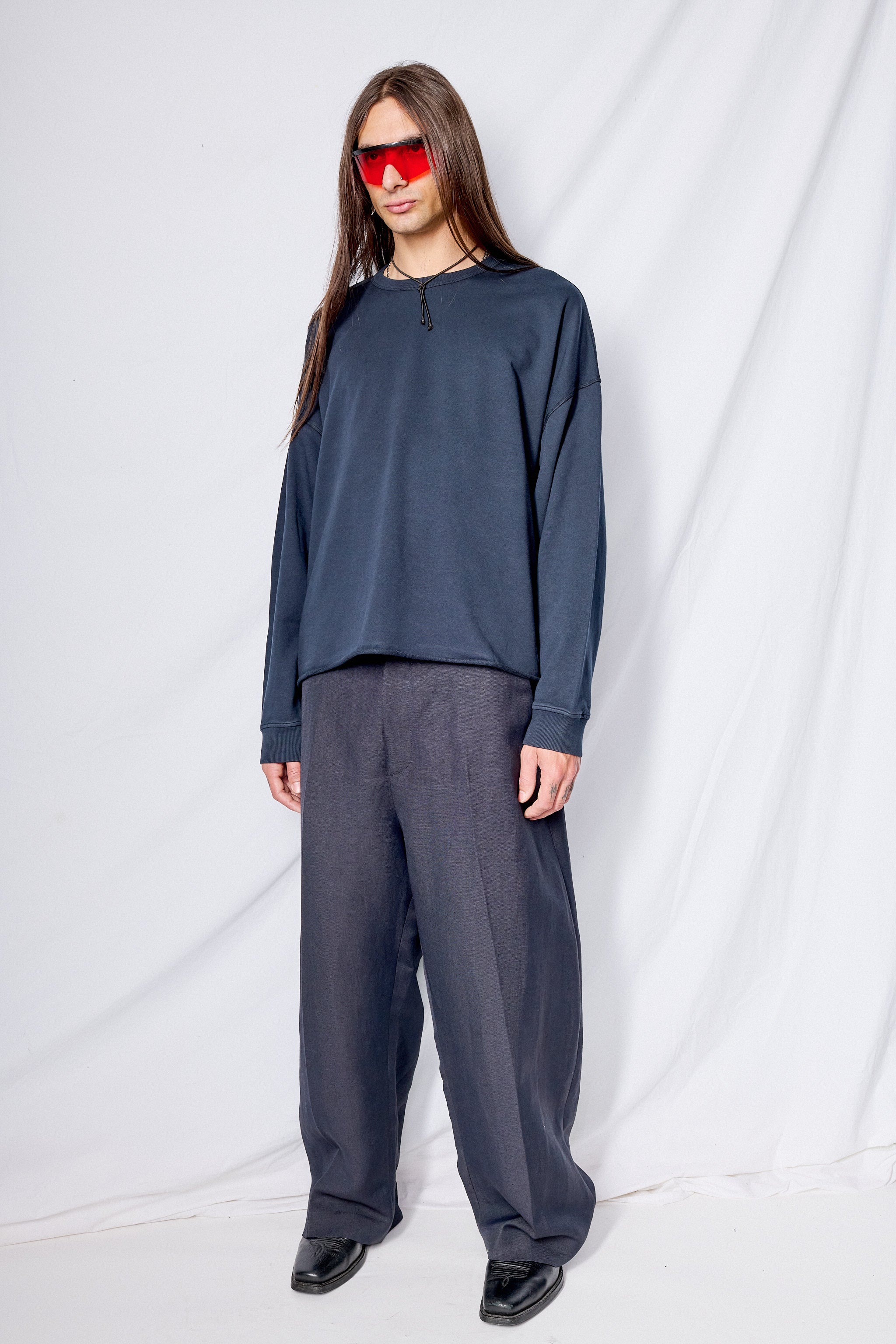 Darkest Navy Fume Pant