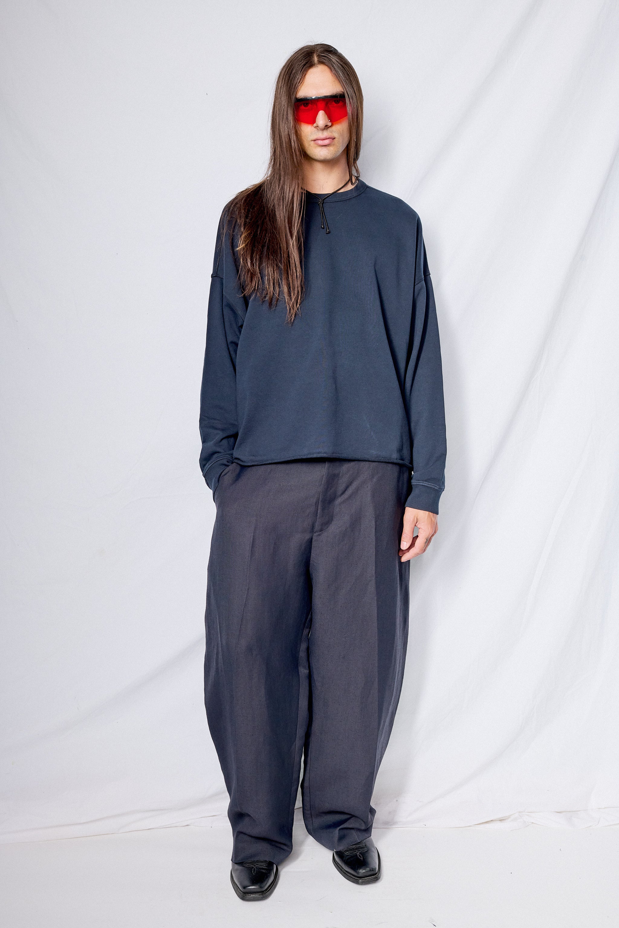 Darkest Navy Fume Pant