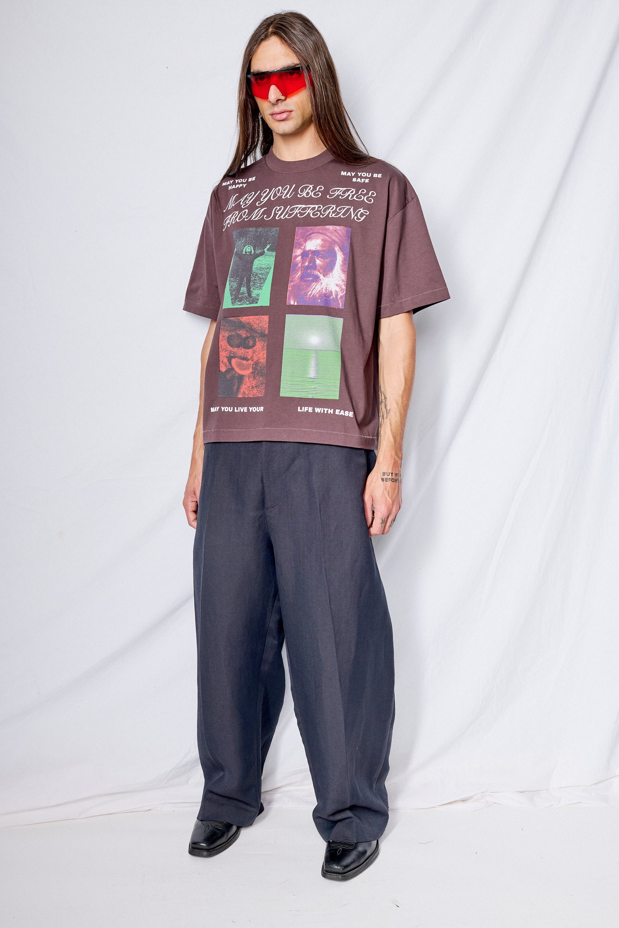 Brown Free From Suffering Tee
