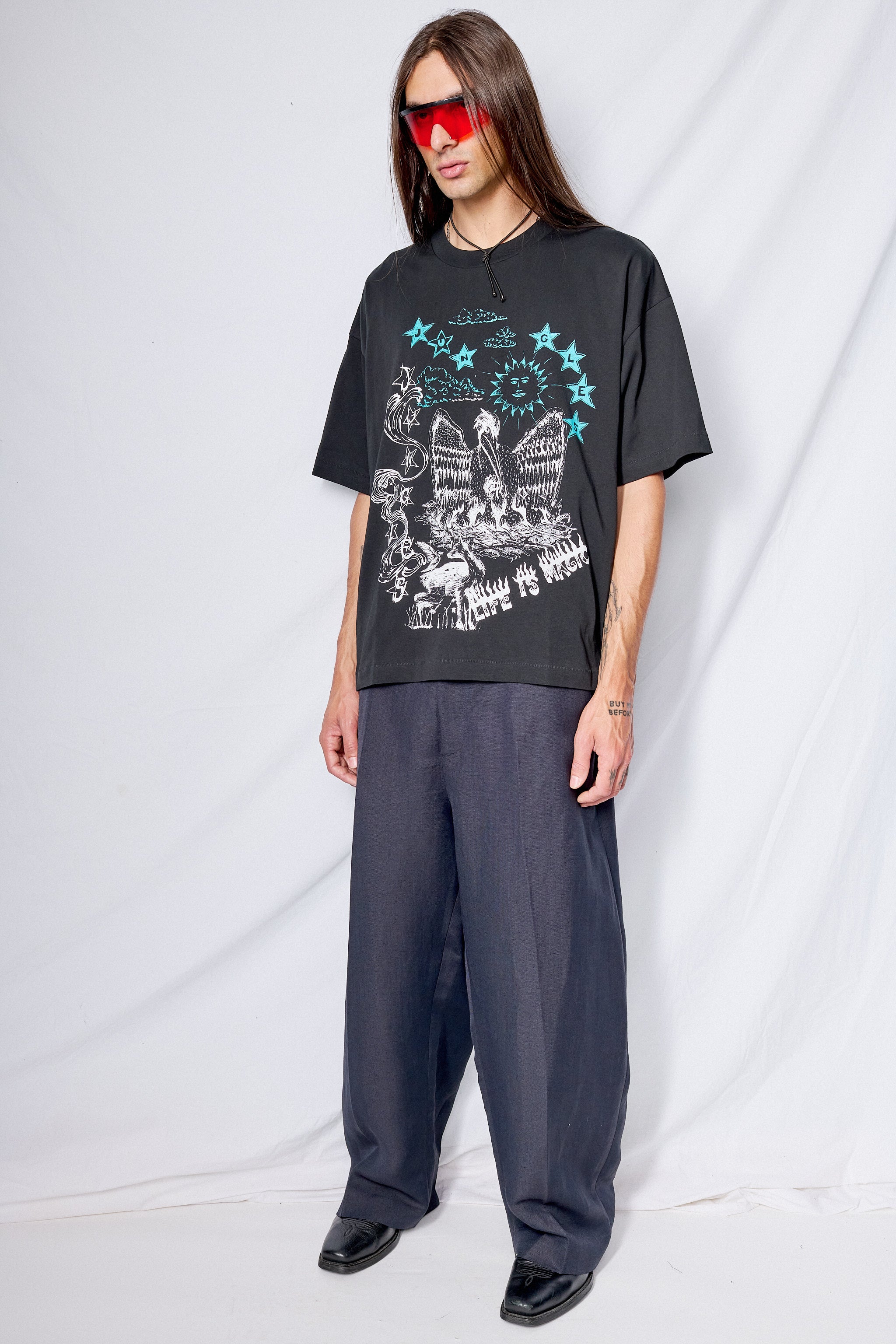 White Scribbles Tee - Jungles Jungles – Assembly New York