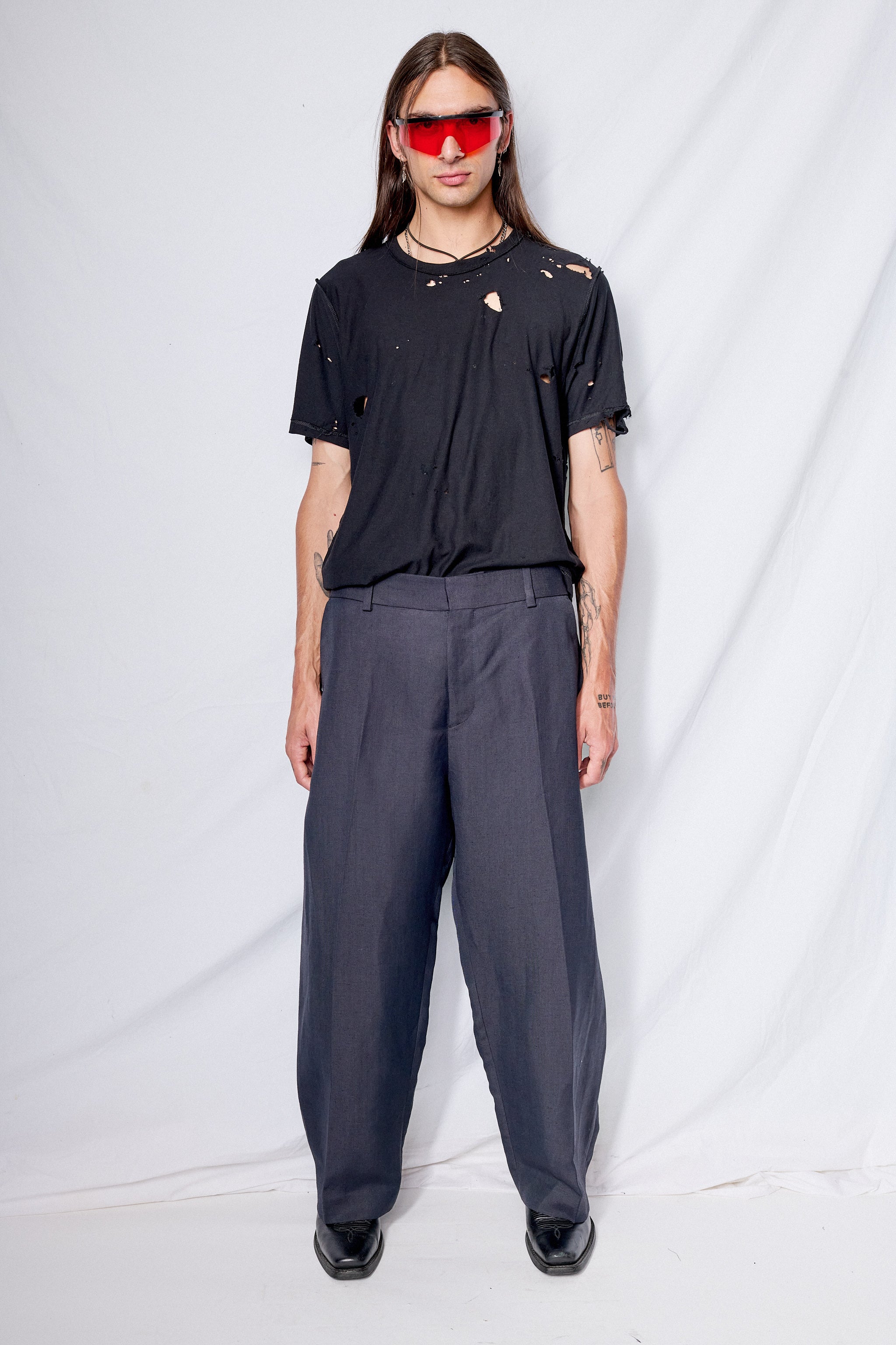 Darkest Navy Fume Pant