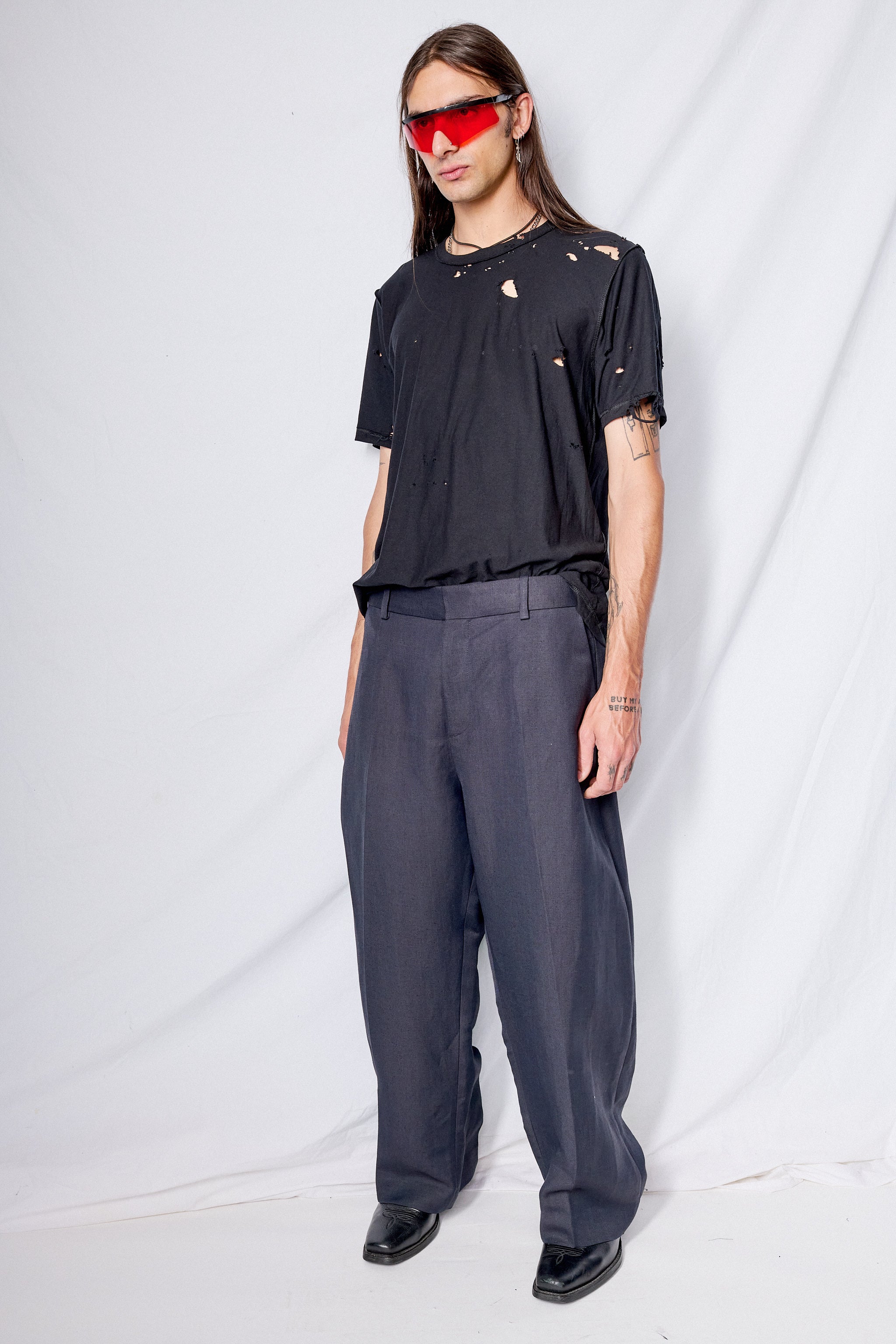 Darkest Navy Fume Pant