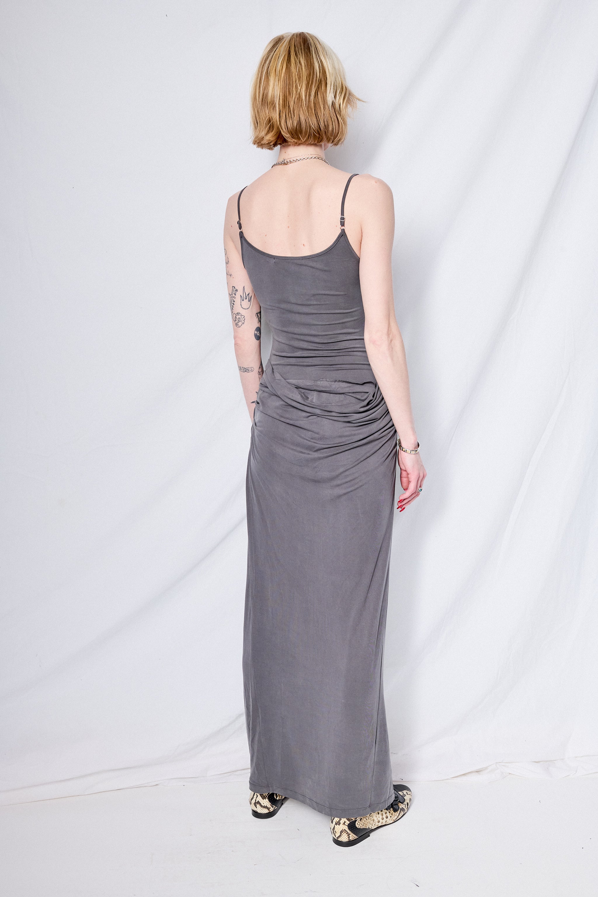Slate Grey Full Moon Dress - Woodrose Deli – Assembly New York