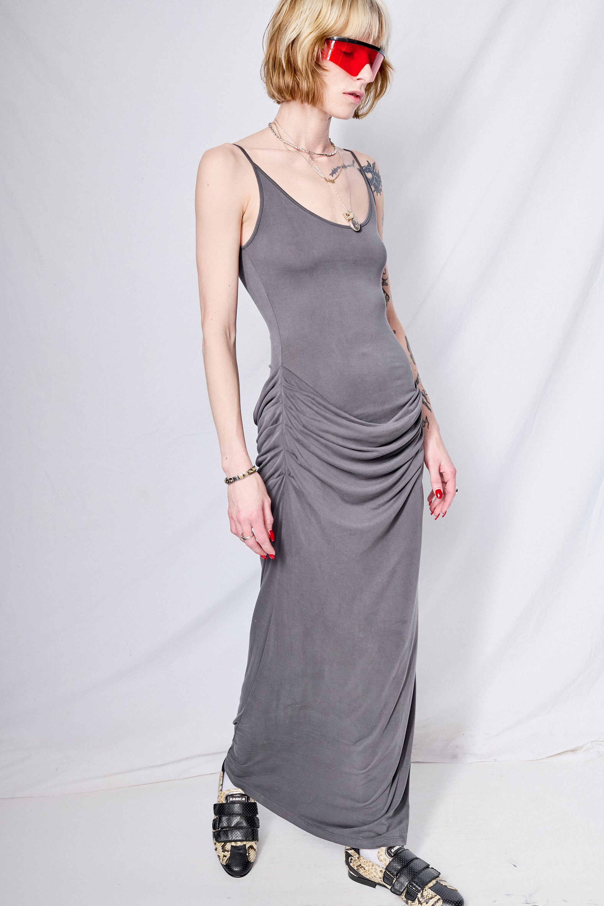 Slate Grey Full Moon Dress