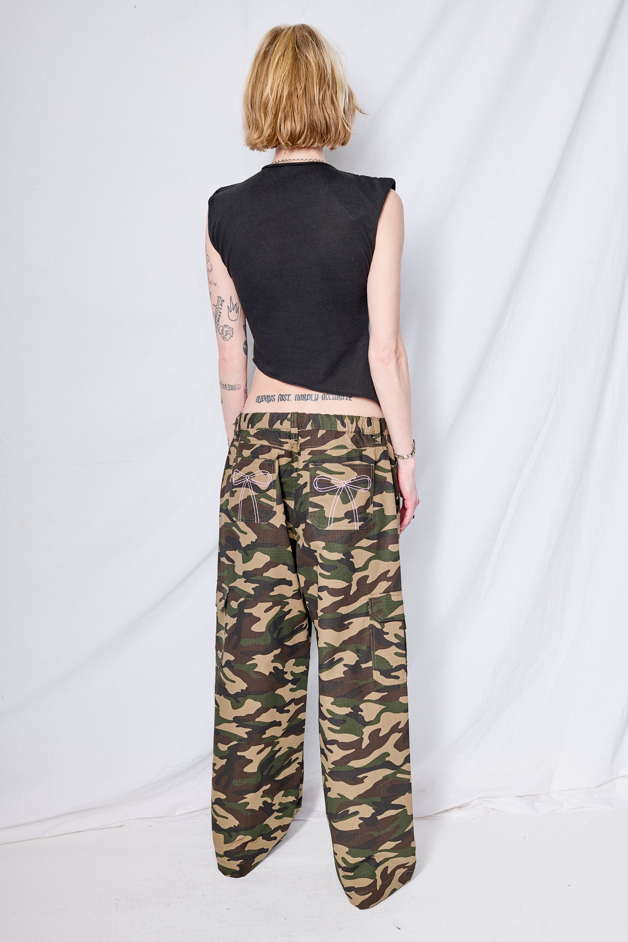 Black Bamboo Asymmetric Top