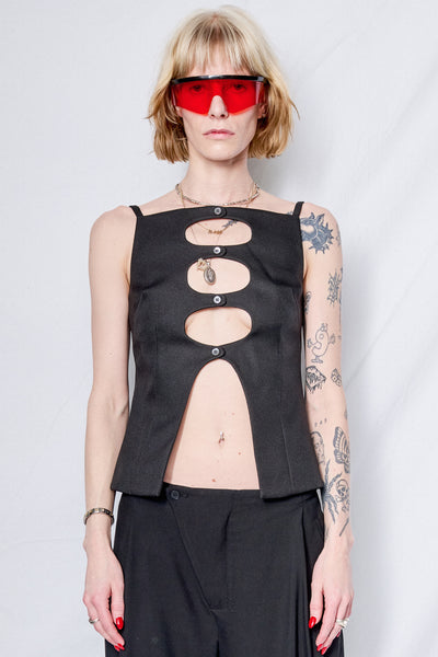 Black Saguaro Top - Sandy Liang – Assembly New York