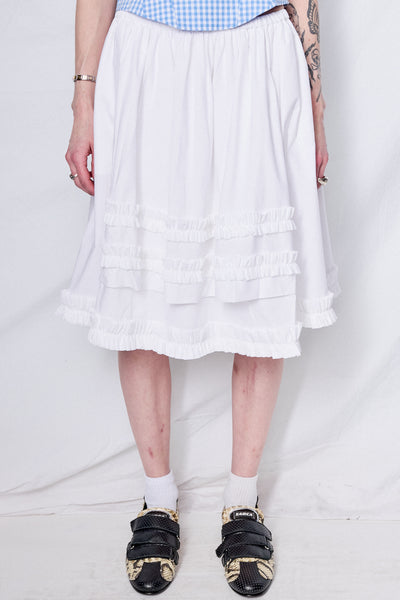 ビキニ AGNEL Boy Skirt White White Henri Skirt - Sandy Liang – Assembly New York