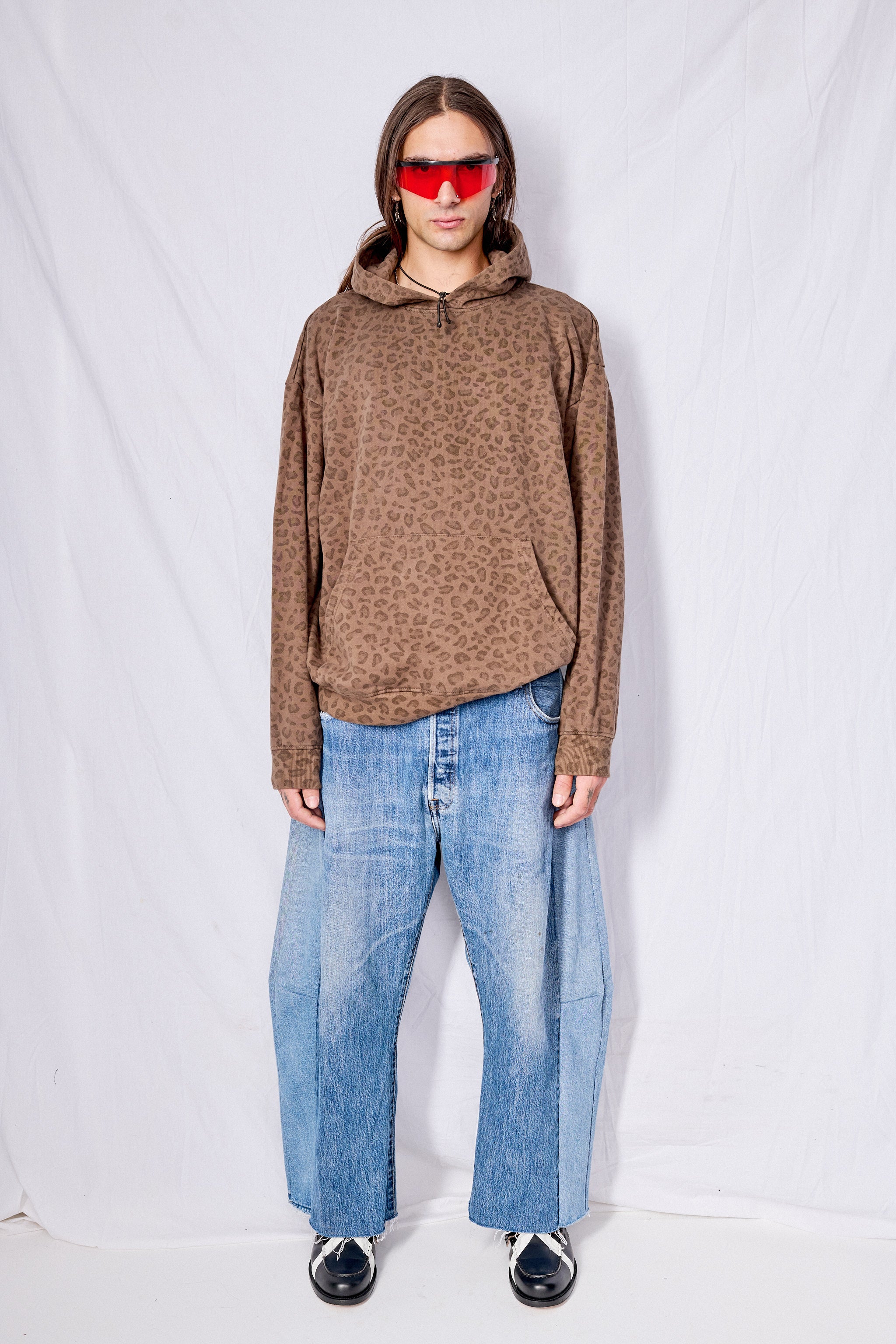 Brown Leopard Hoodie