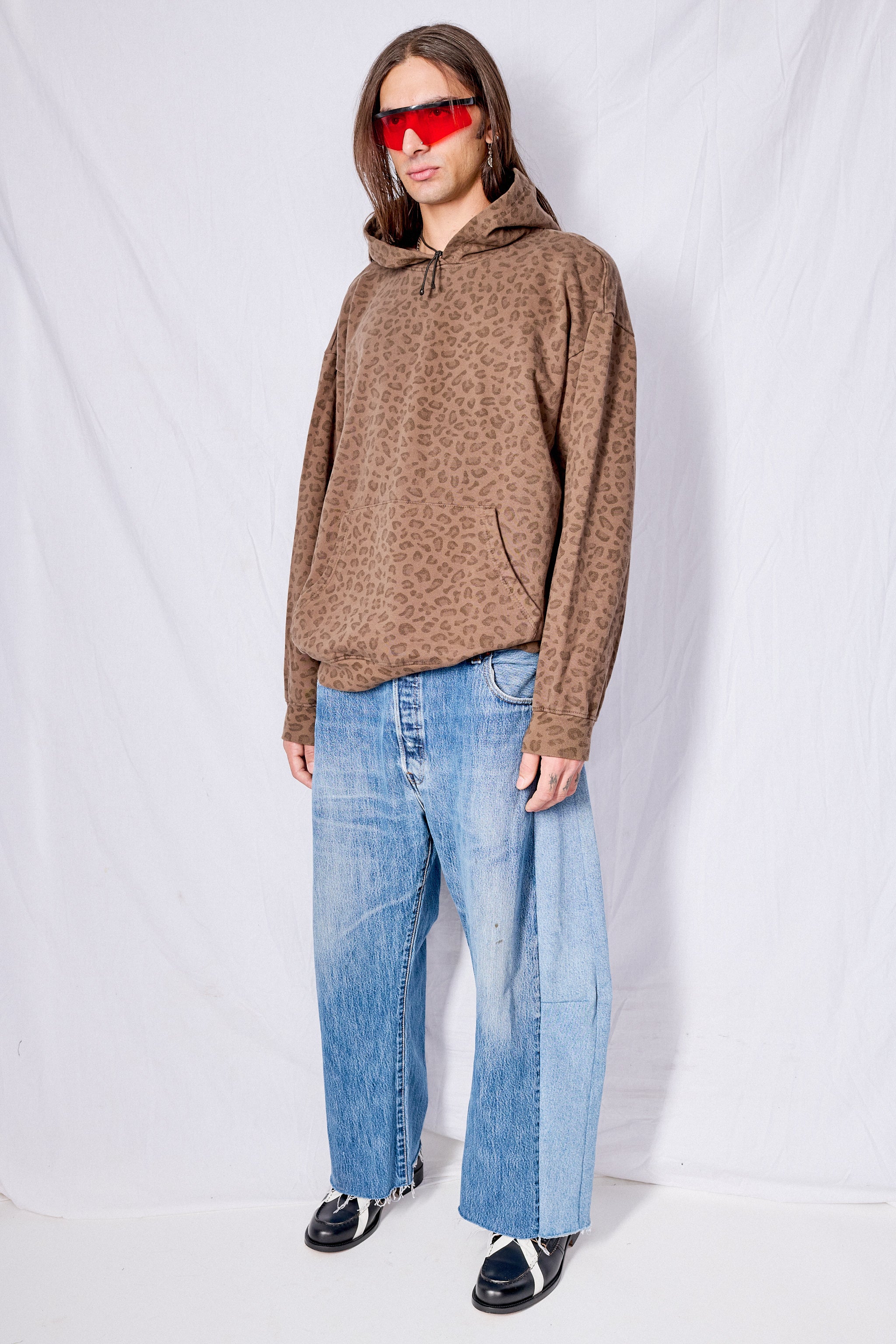 Brown Leopard Hoodie