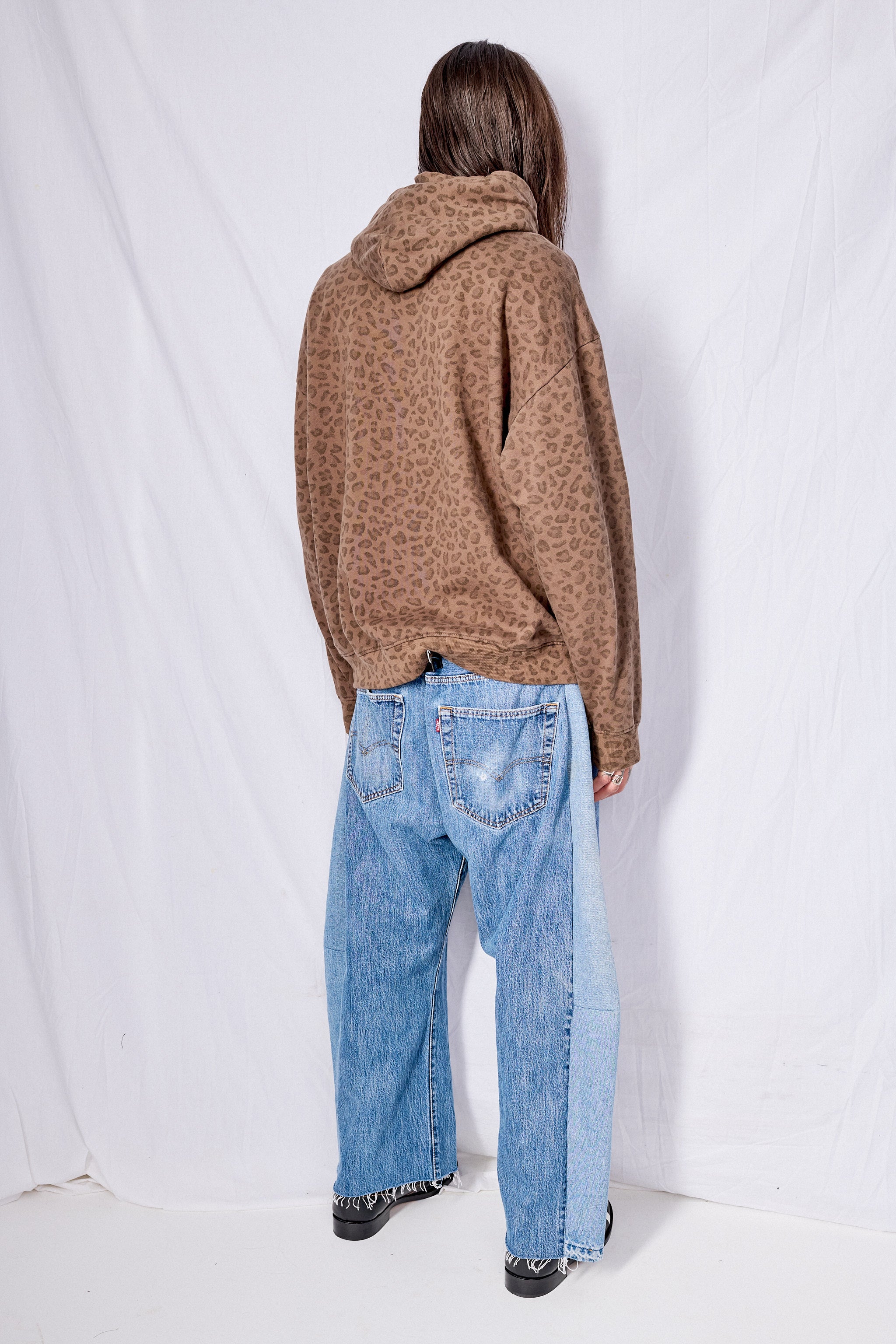 Brown Leopard Hoodie