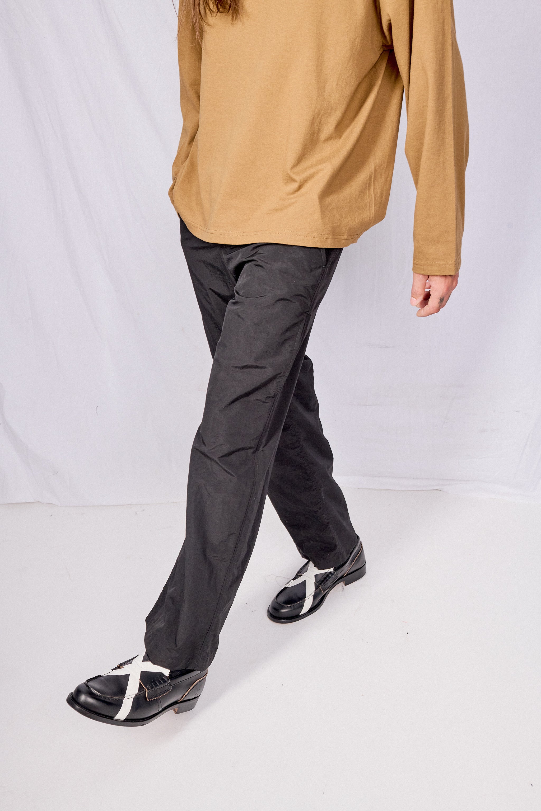 Black Taslan Full Pant