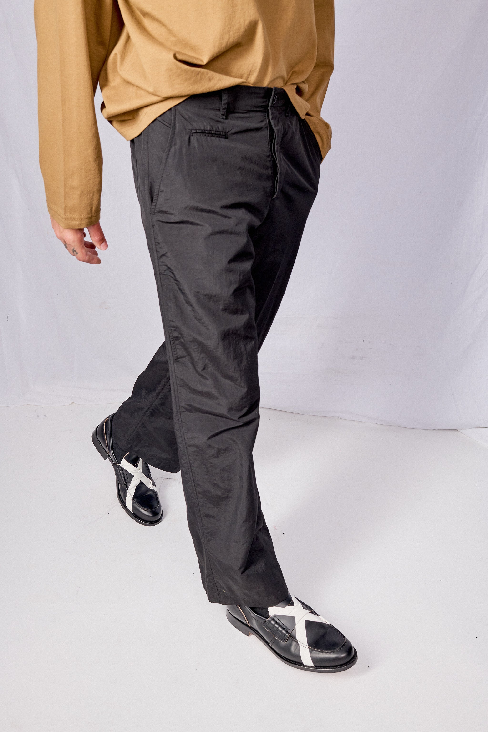 Black Taslan Full Pant