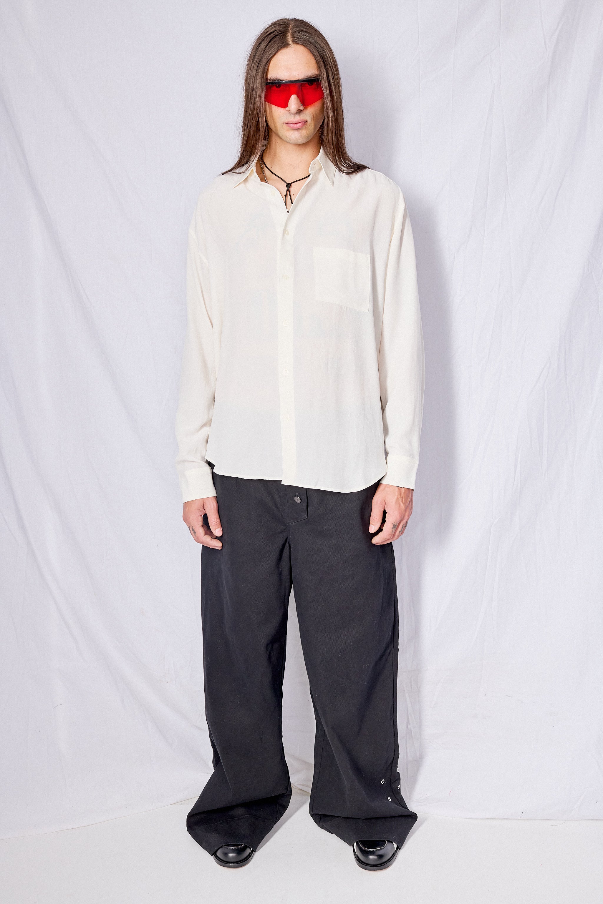 White Tencel Classic Shirt