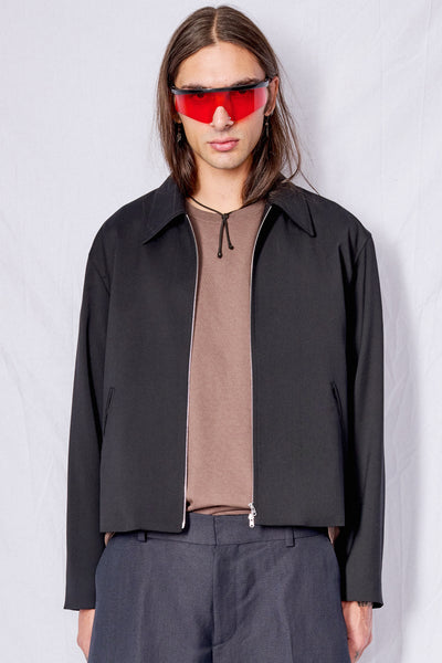 Black Worsted Wool Mini Jacket - Our Legacy – Assembly New York