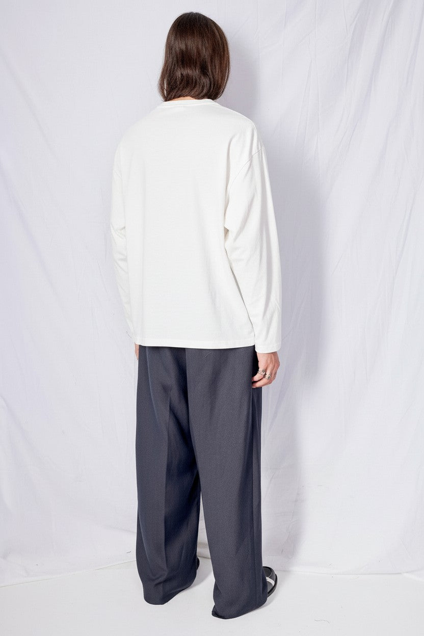 White Loose Long Sleeve