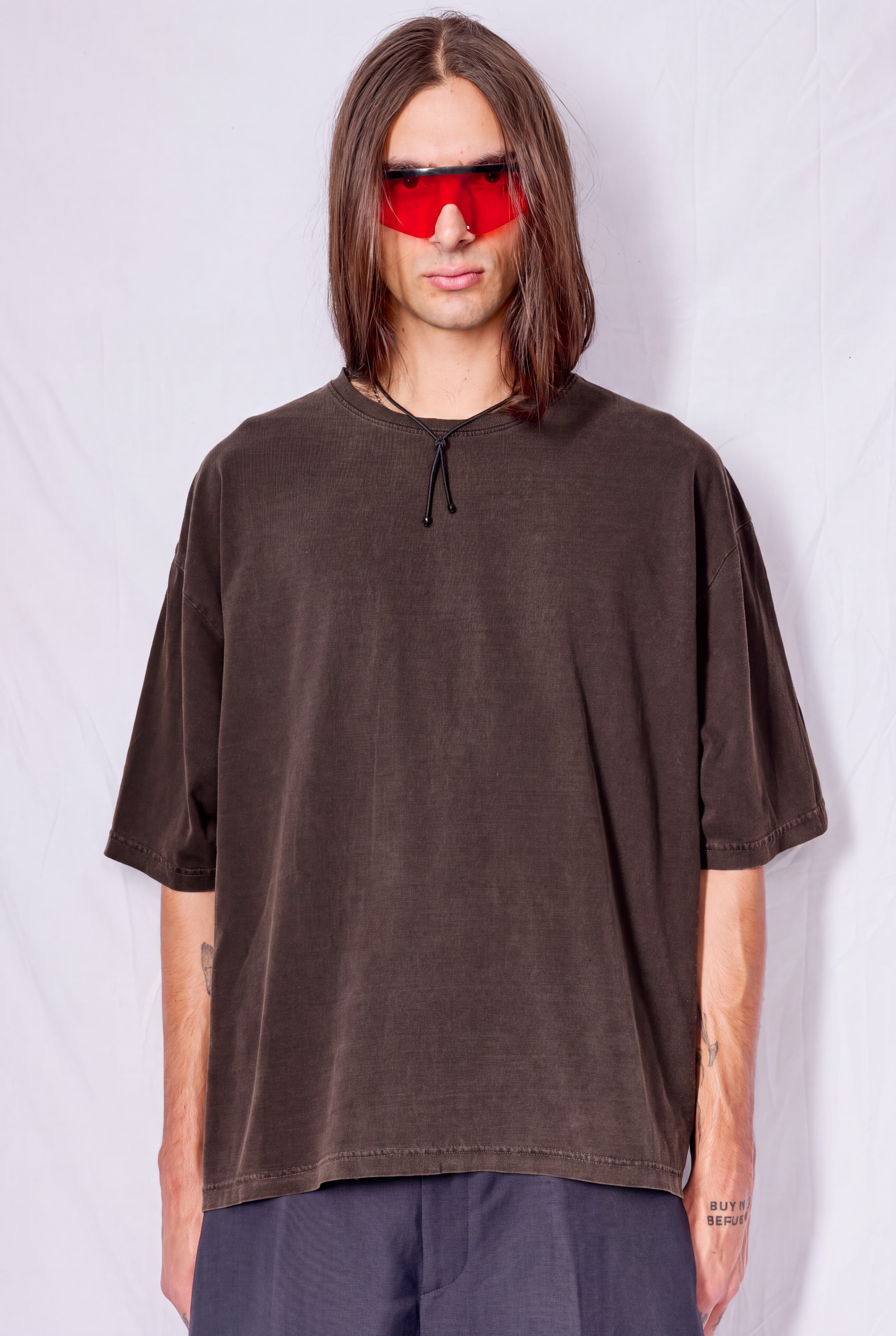 Brown Drop Tee