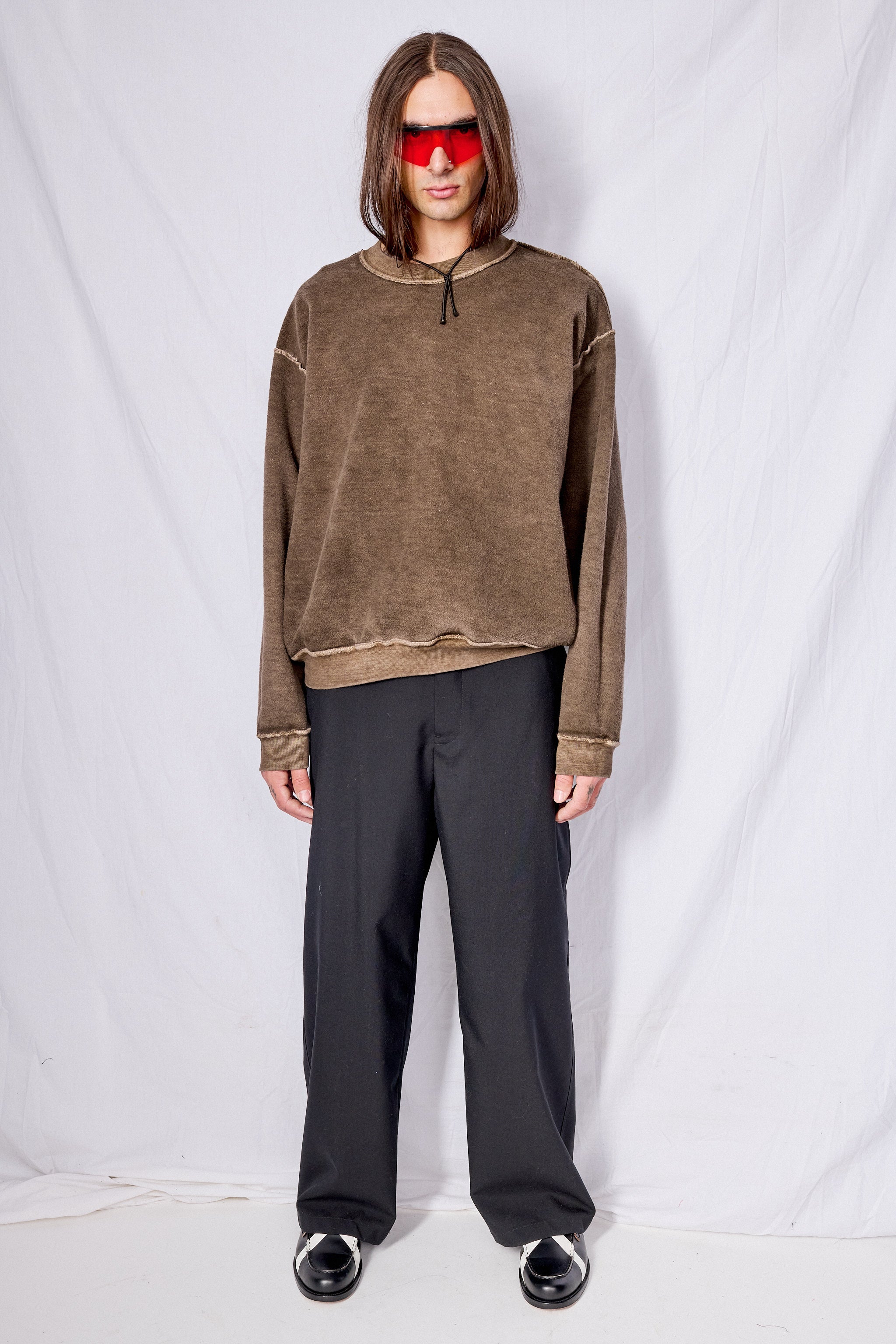 Brown Reversed Sweatshirt