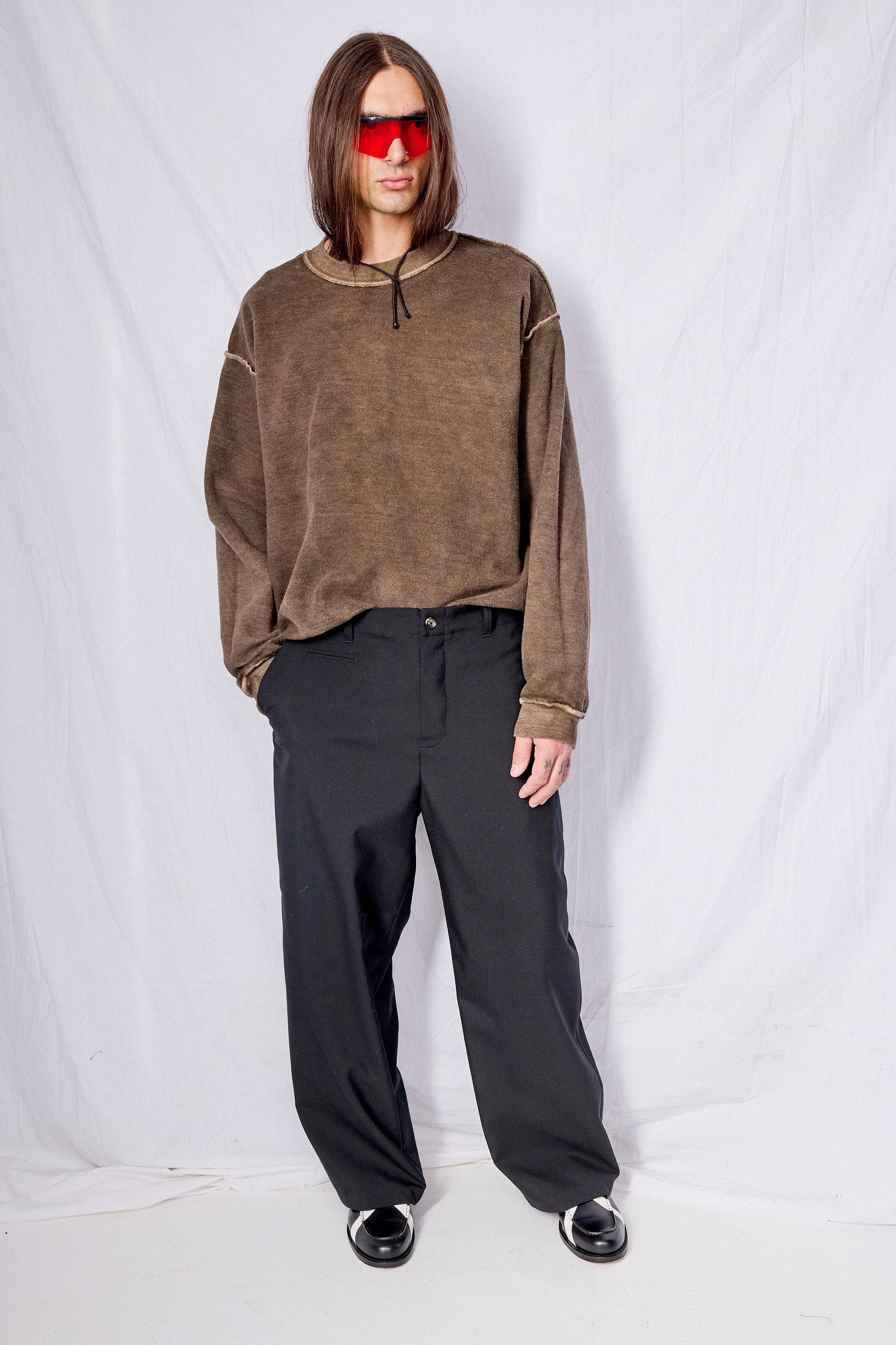 Brown Reversed Sweatshirt
