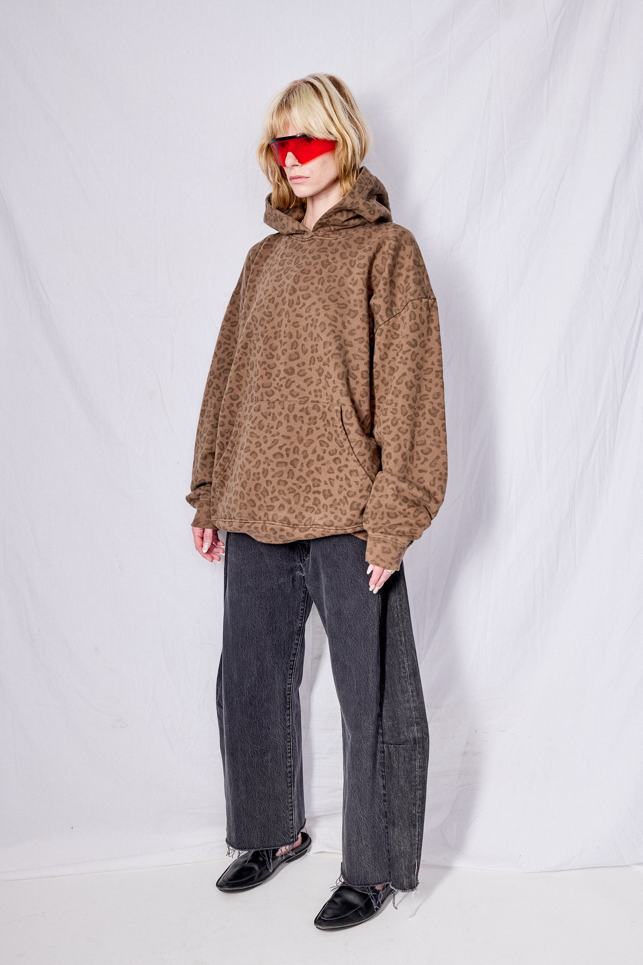 Brown Leopard Hoodie