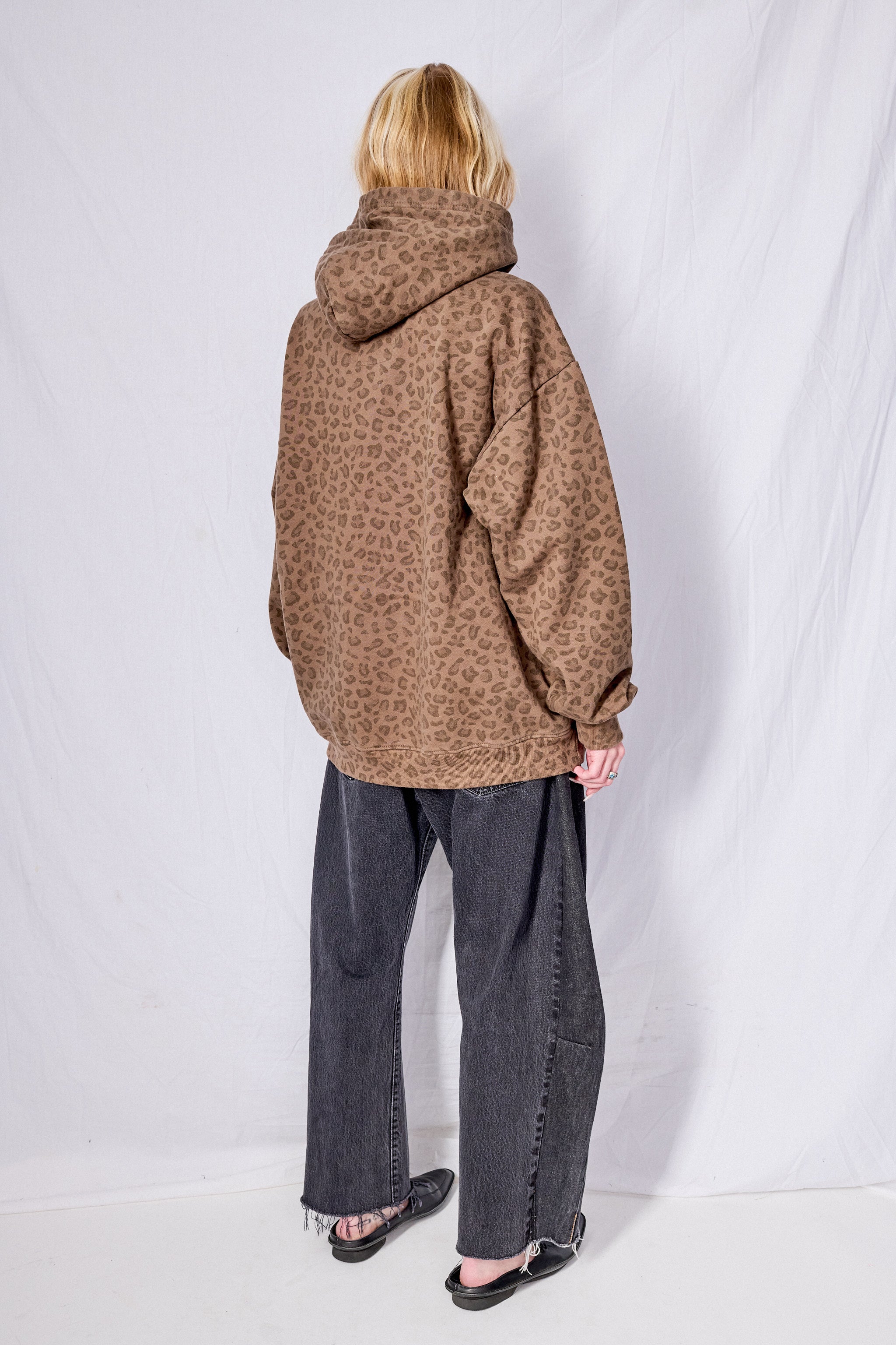 Brown Leopard Hoodie