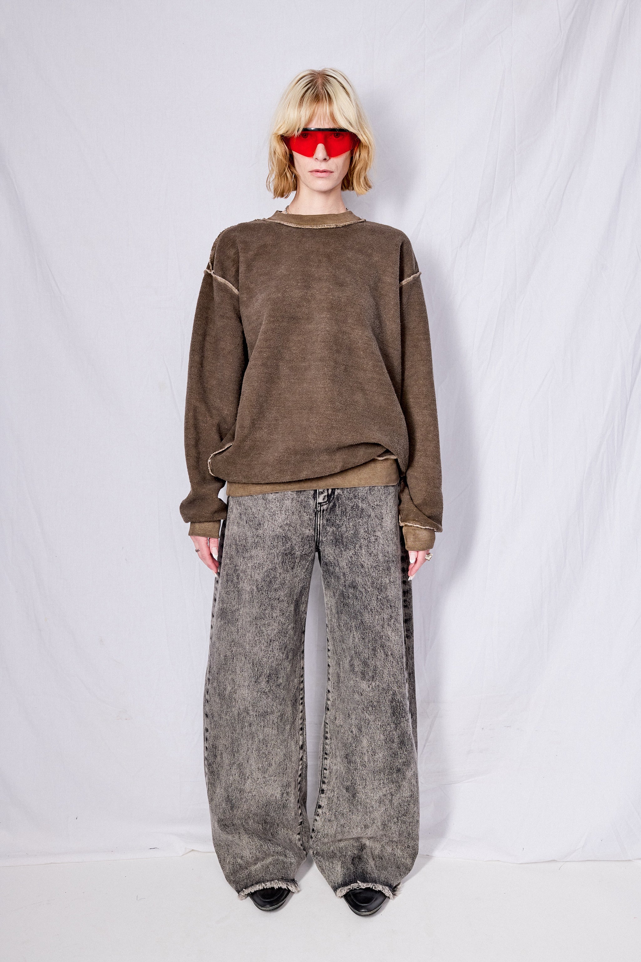 Brown Reversed Sweatshirt