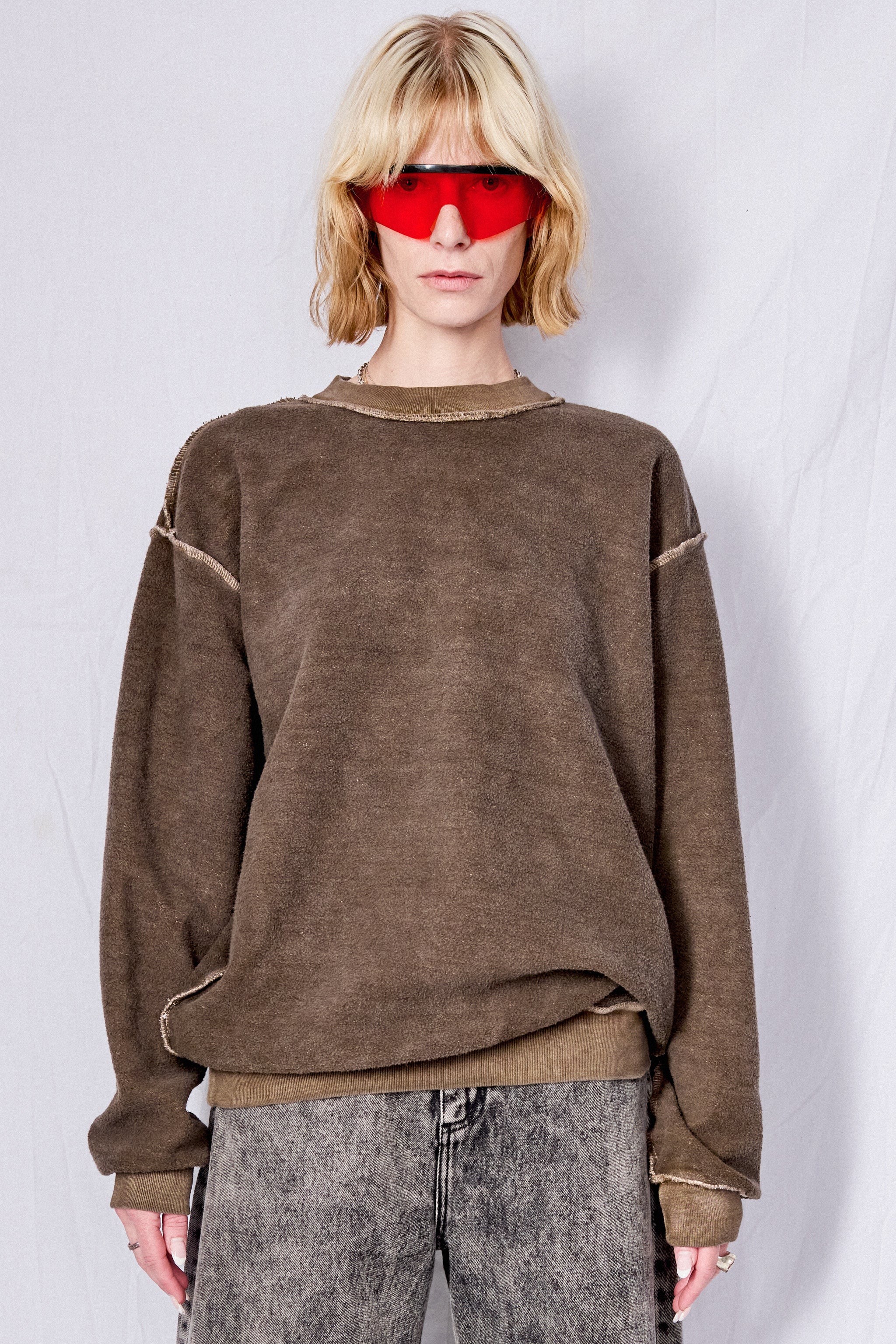 Brown Reversed Sweatshirt