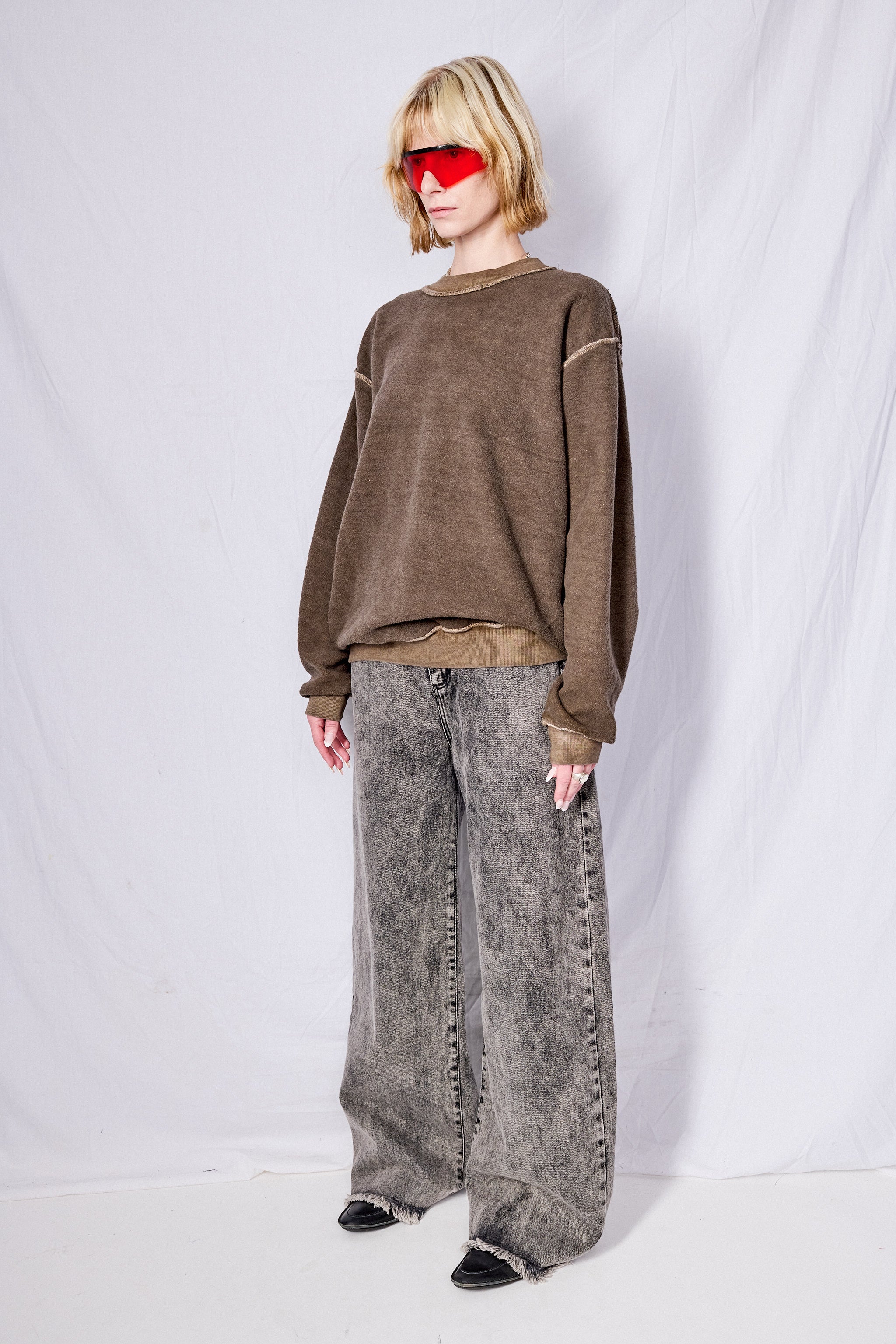 Brown Reversed Sweatshirt