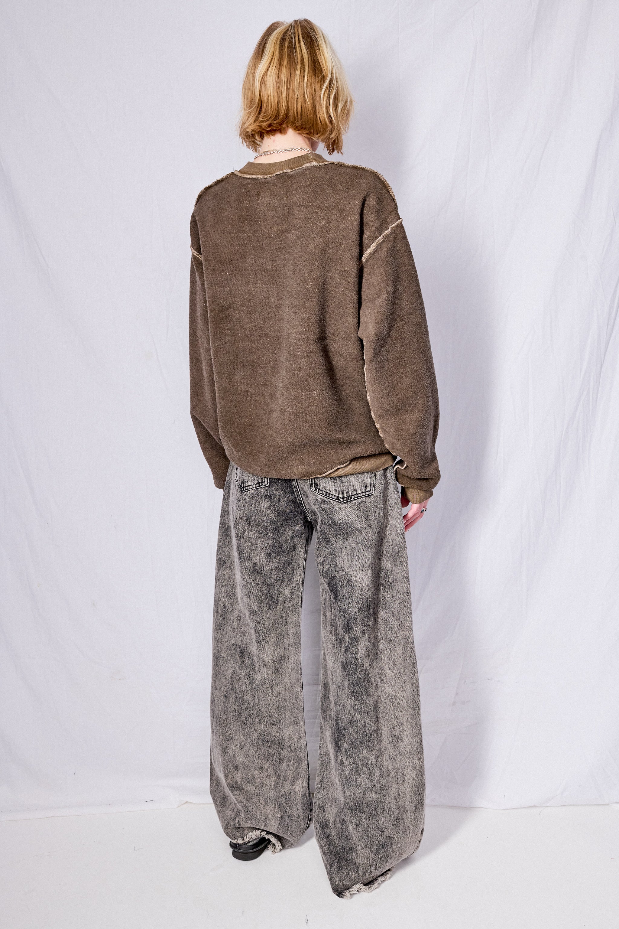 Brown Reversed Sweatshirt