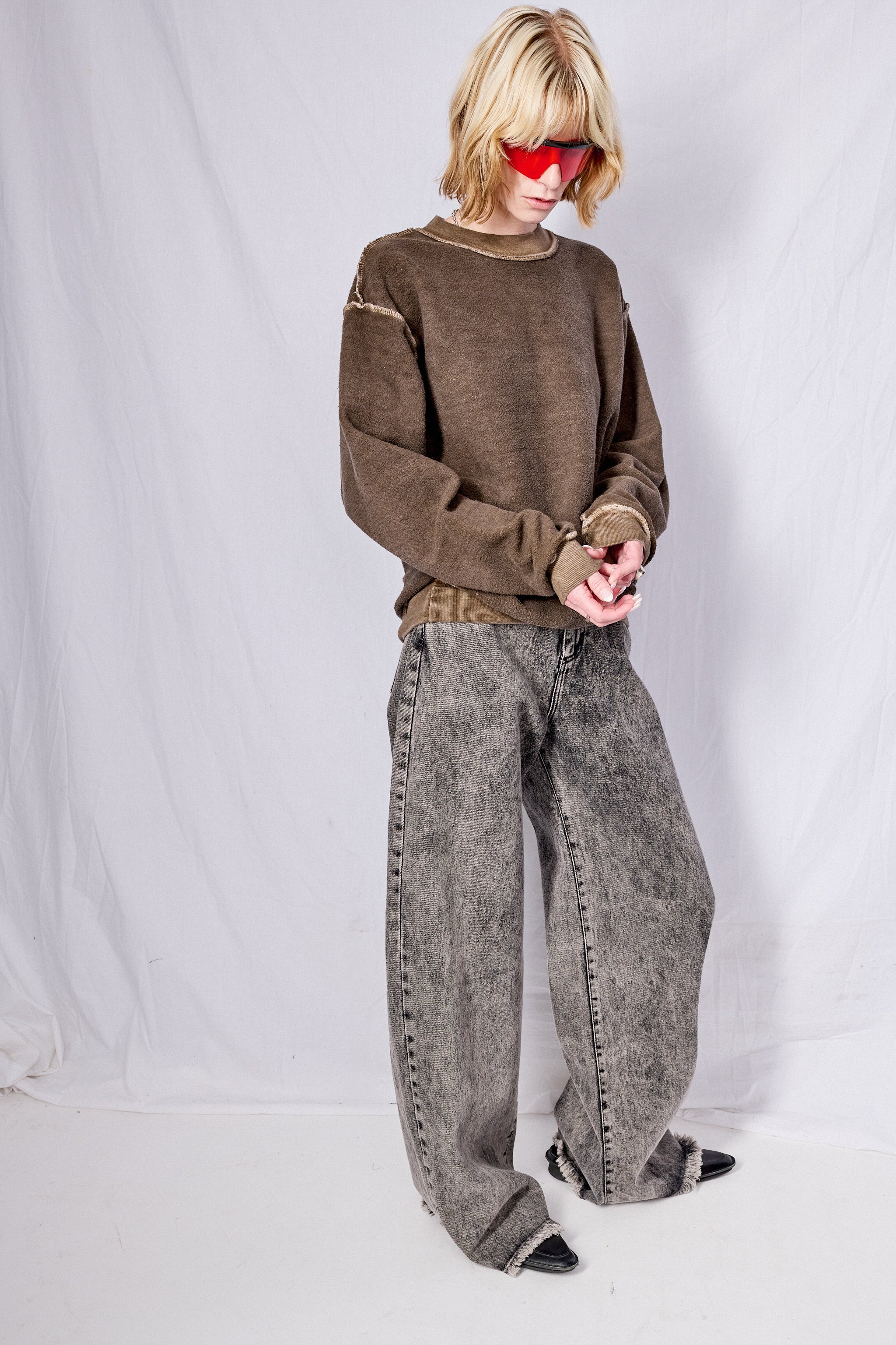 Brown Reversed Sweatshirt