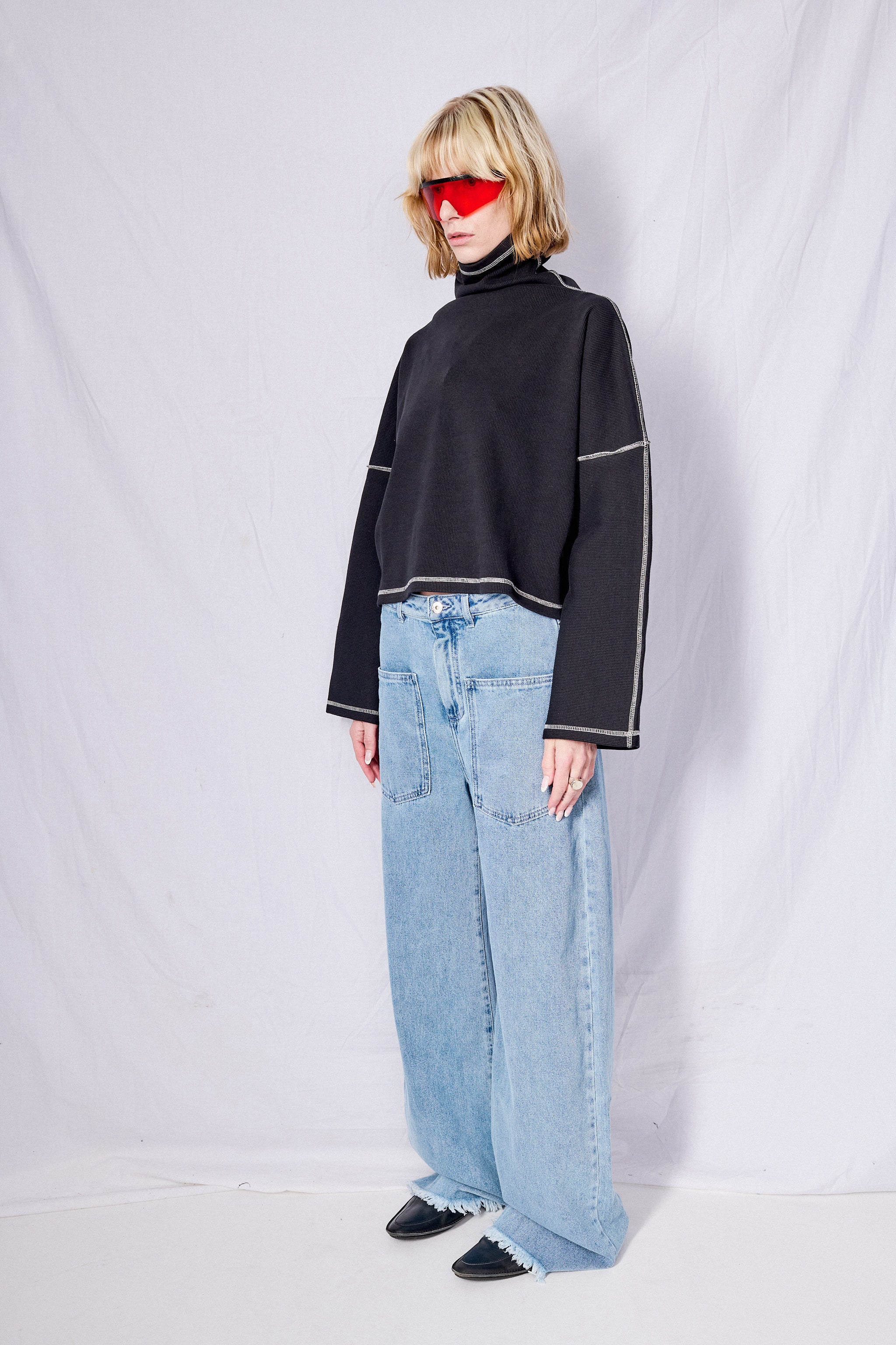 Black Camer Turtleneck