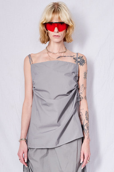 トップス baserange PICTORIAL STRAP TOP XS Pictorial Strap Top in Assortment | Organic cotton poplin