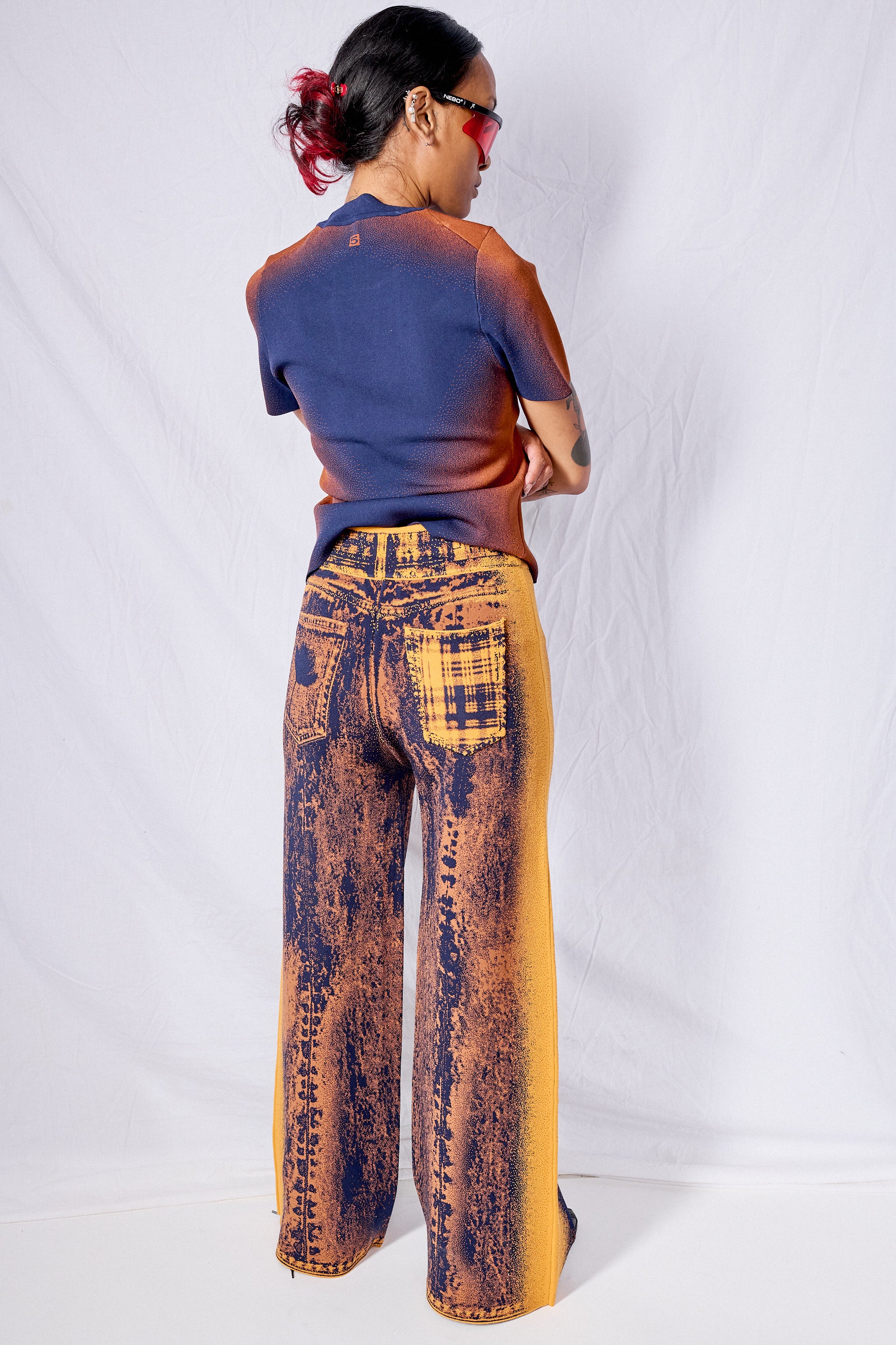 Brown Zahra Wide Leg Pants