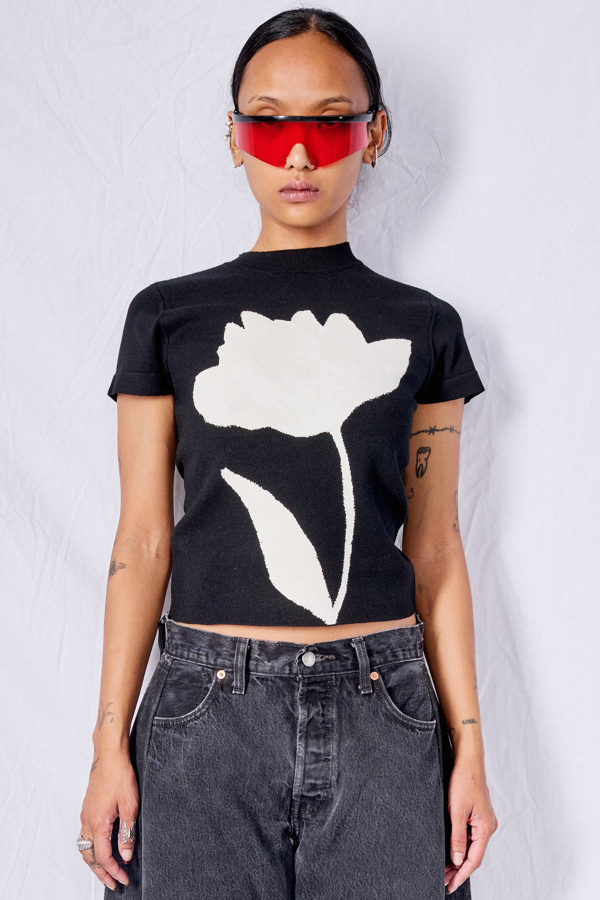 UV Reactive Hana Flower T-Shirt