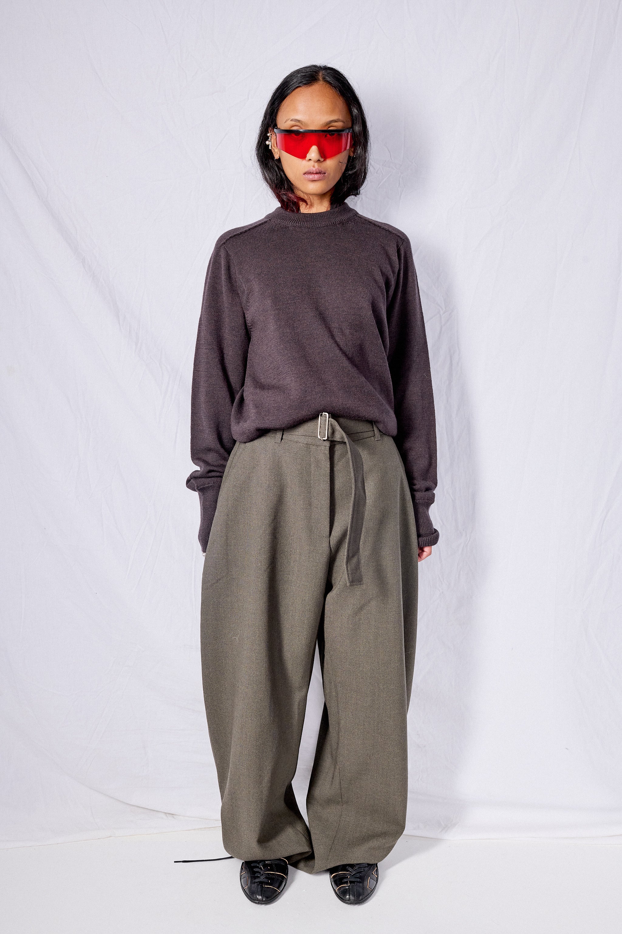 Walnut Crew Neck Jumper