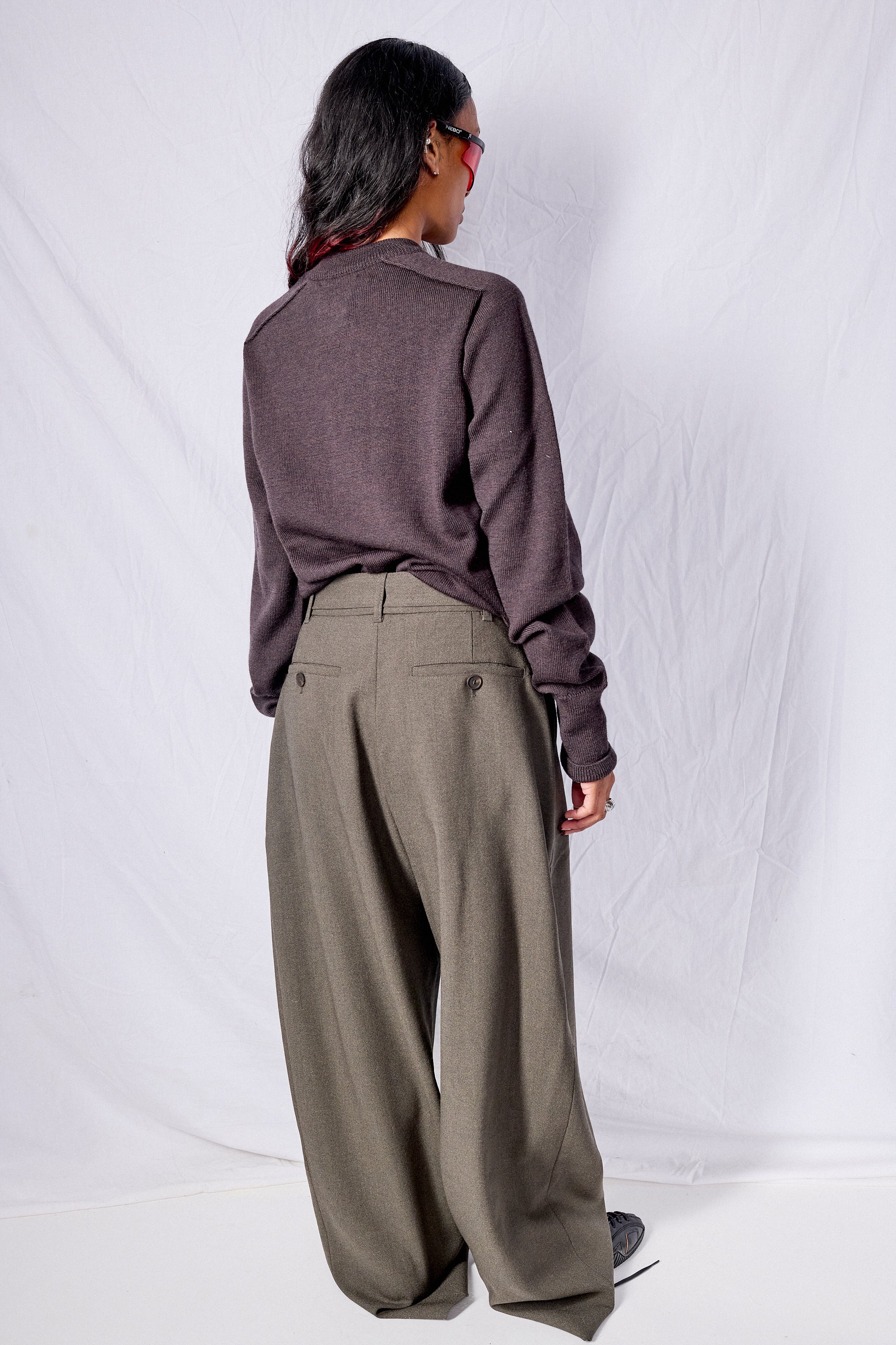 Walnut Crew Neck Jumper