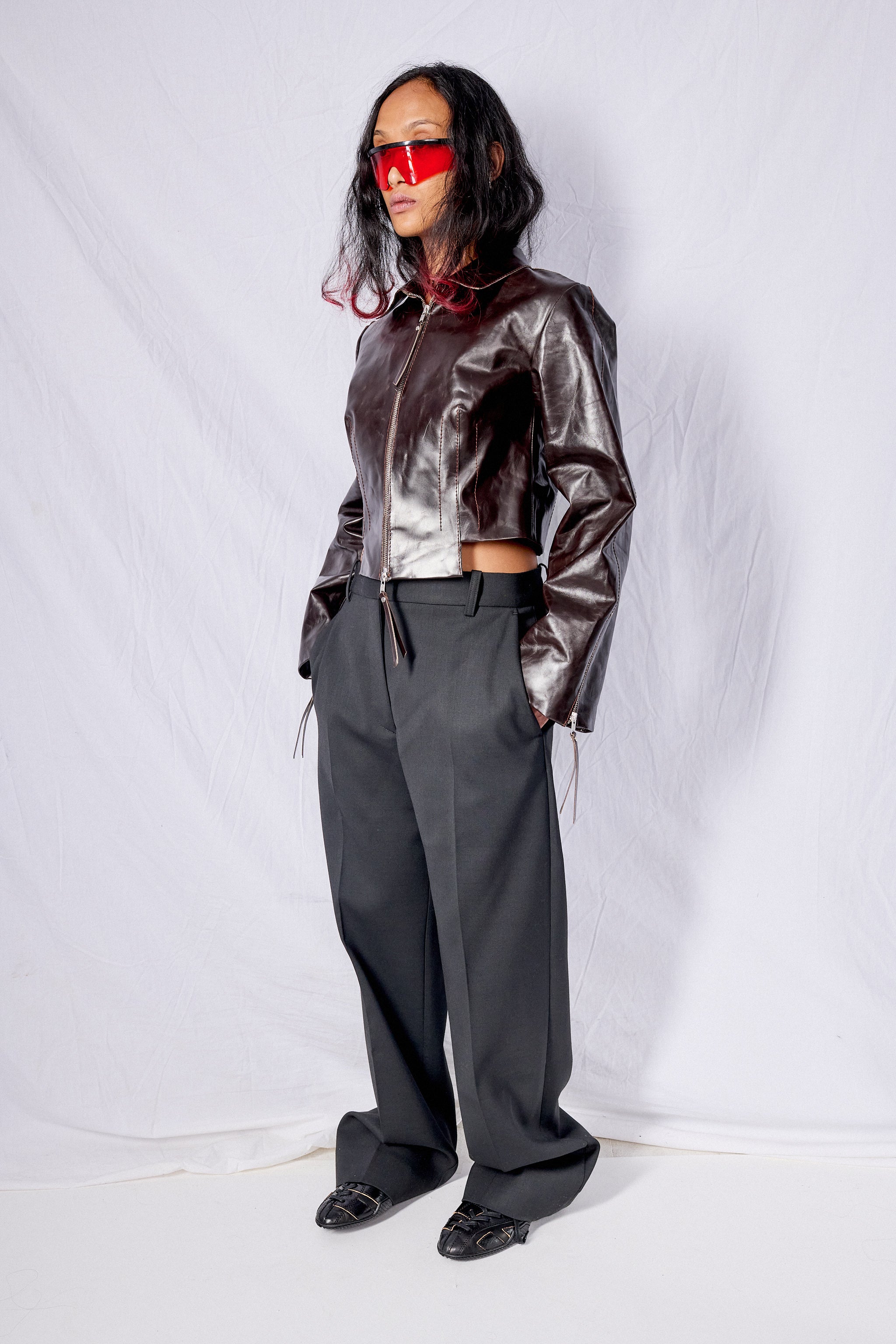 Brown Kamen Leather Jacket