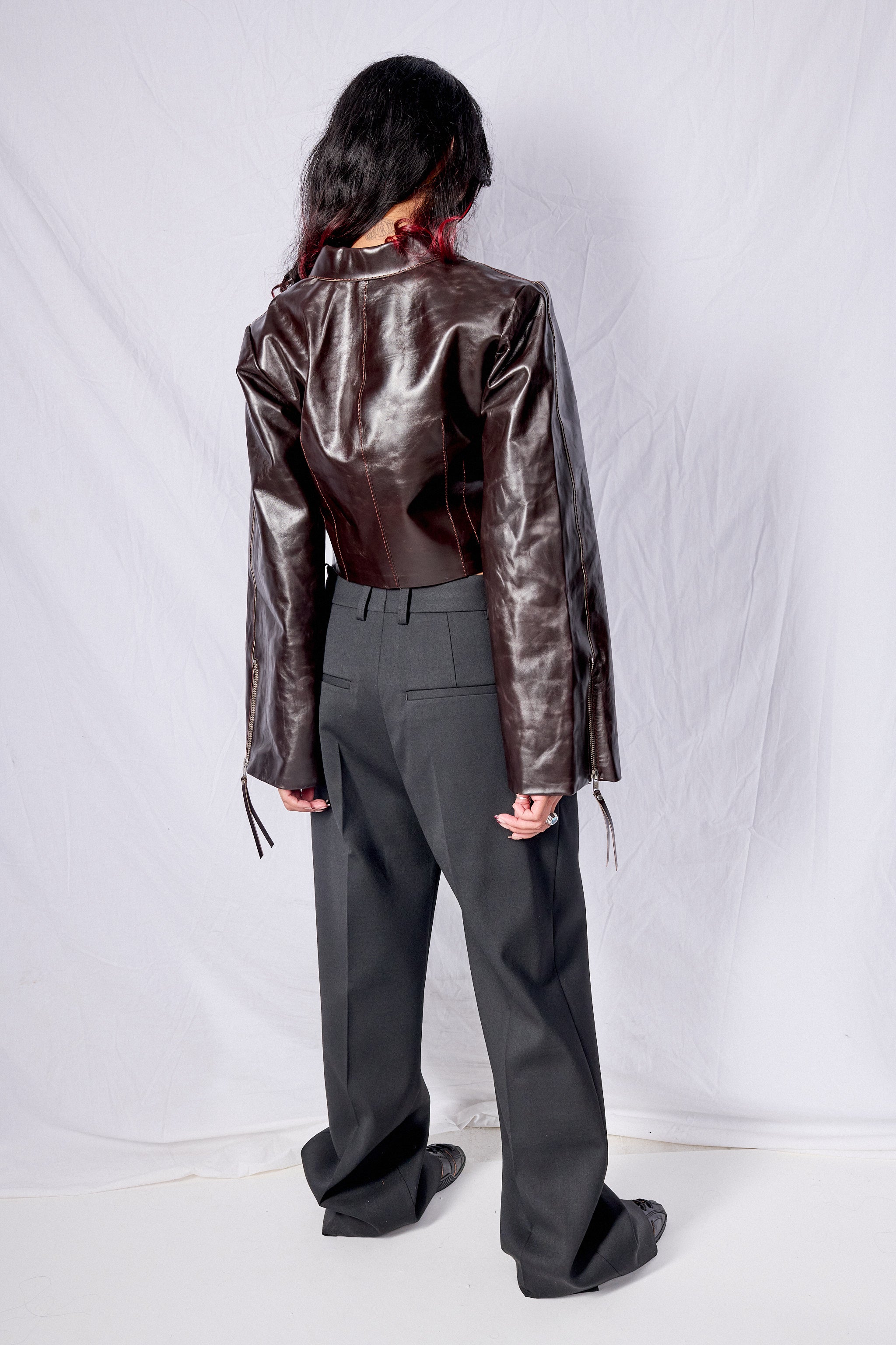 Brown Kamen Leather Jacket