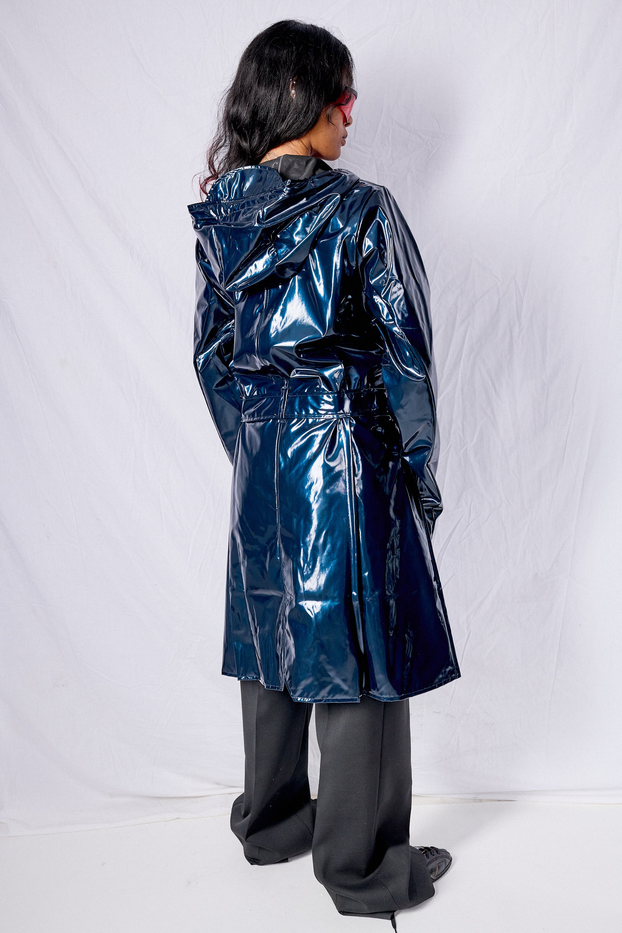 Spill Curve Long Jacket