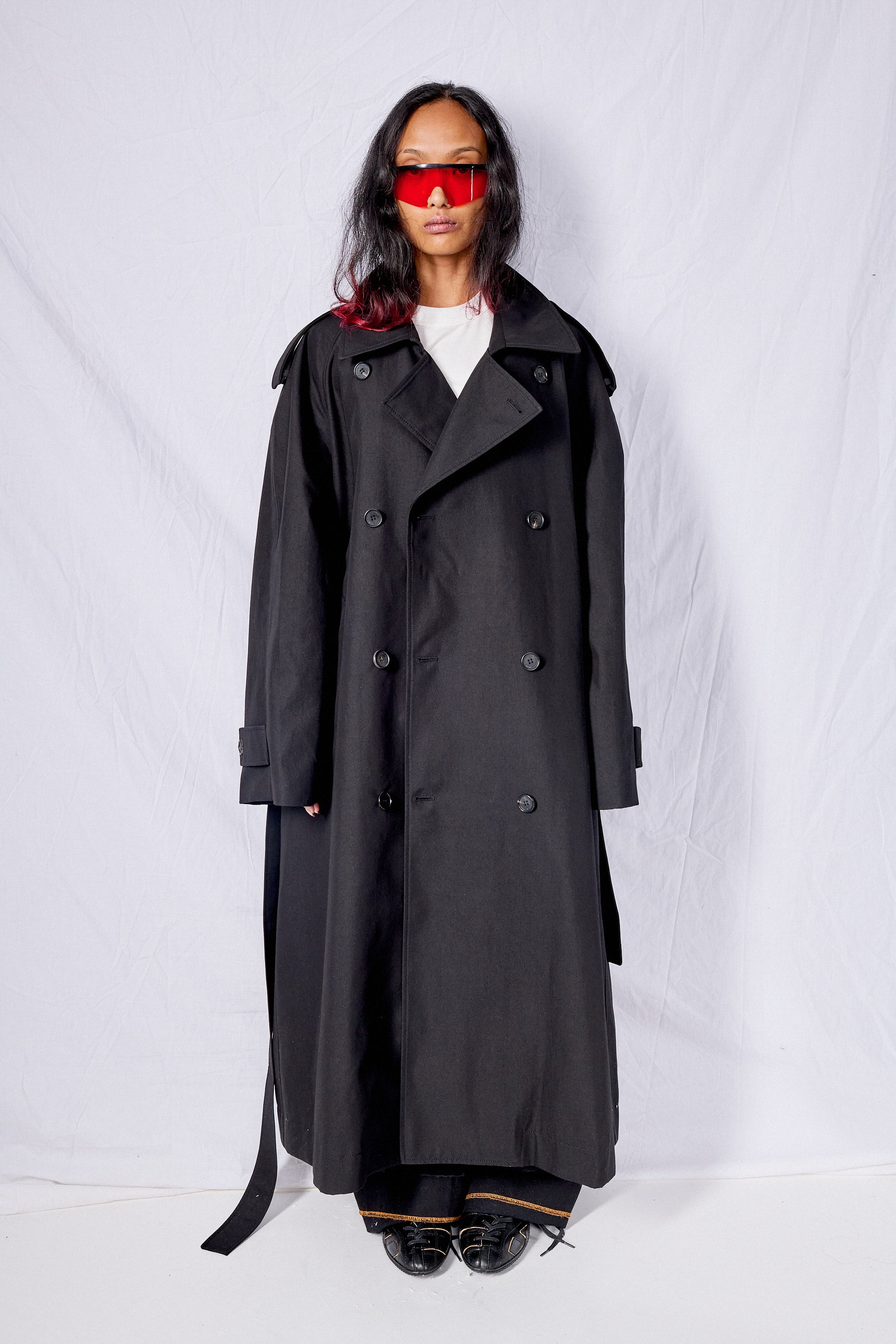 Black Unisex Oversized Trench Coat - Dunst – Assembly New York