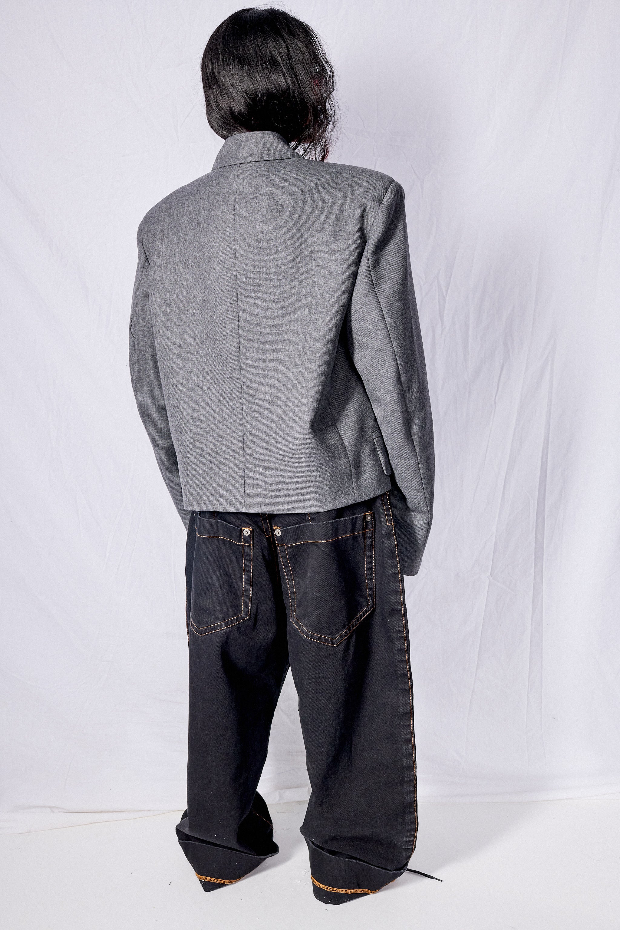 Dark Grey Slouchy Blazer