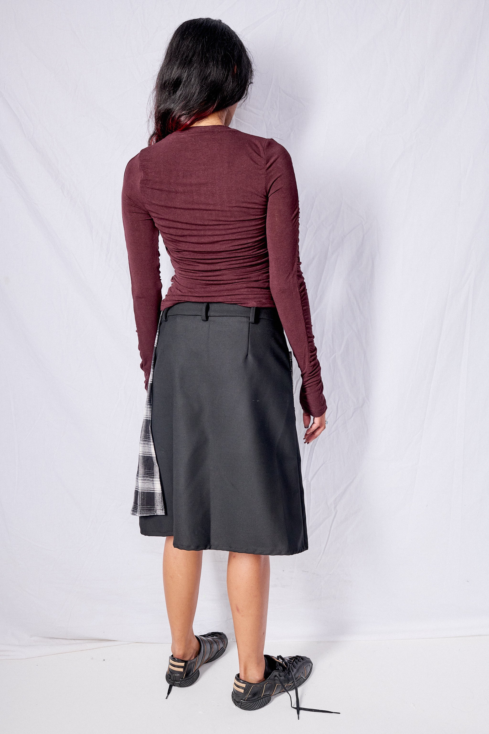 Plaid Office Party Skirt