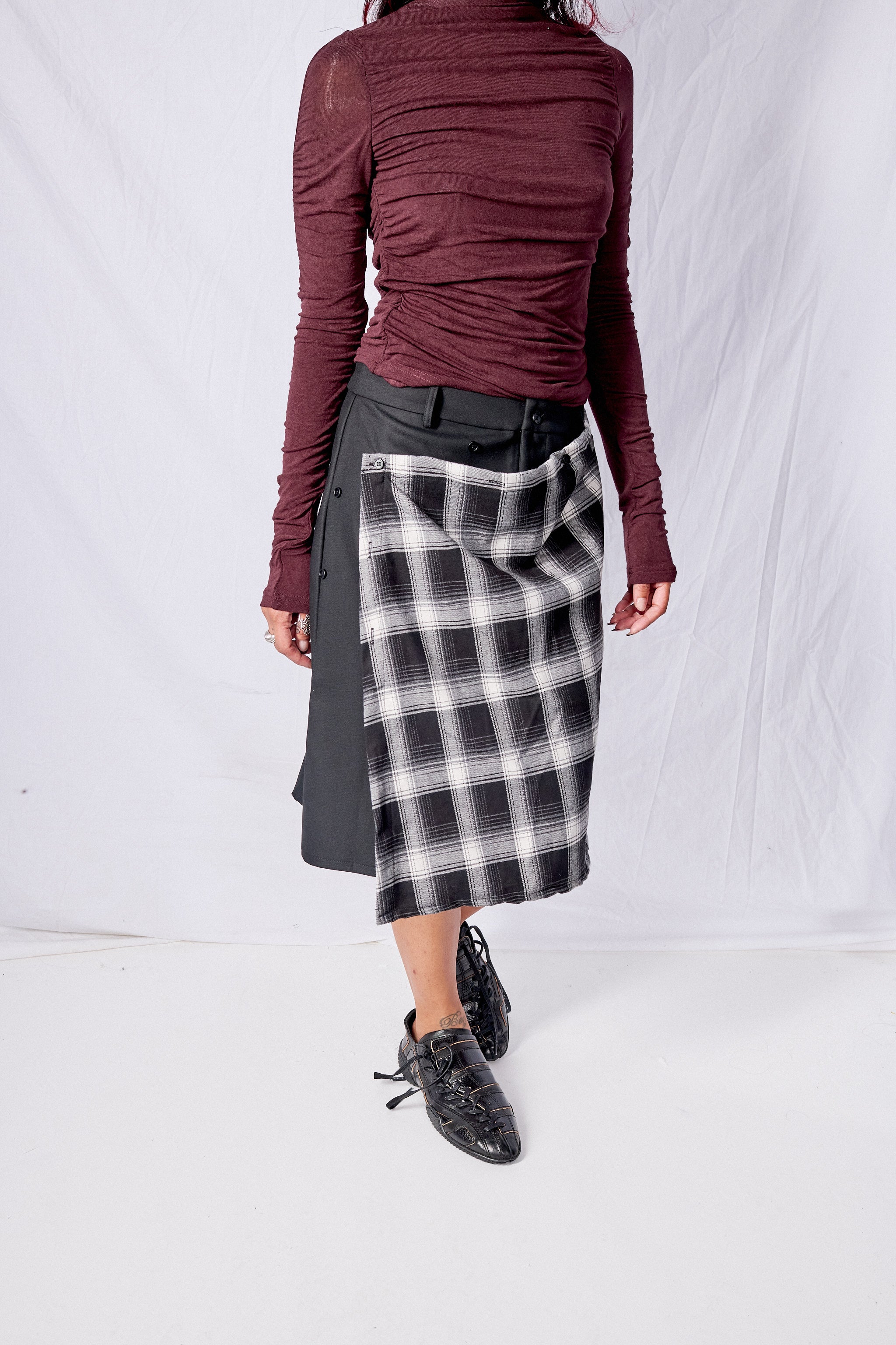 Plaid Office Party Skirt