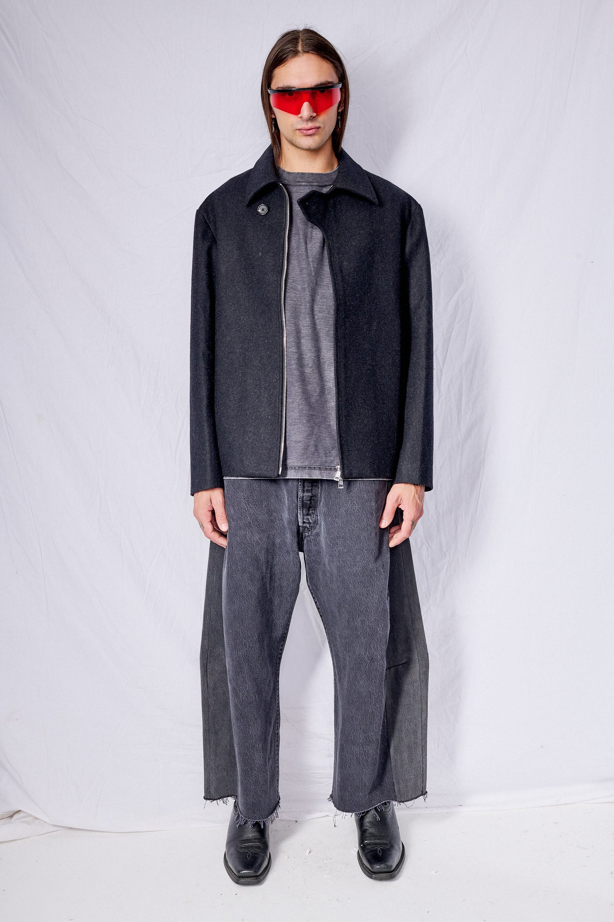 Charcoal Tab Jacket