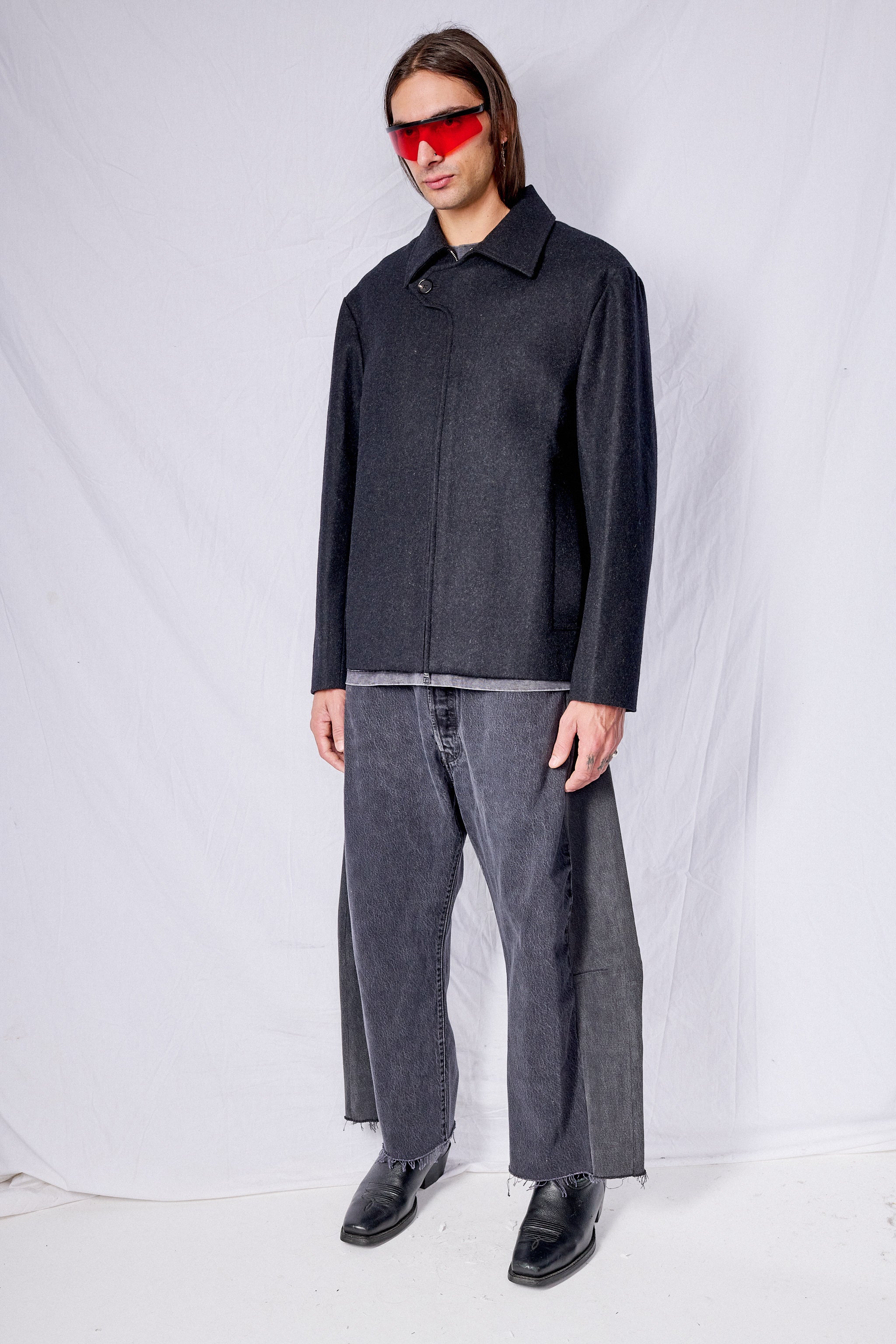 Charcoal Tab Jacket