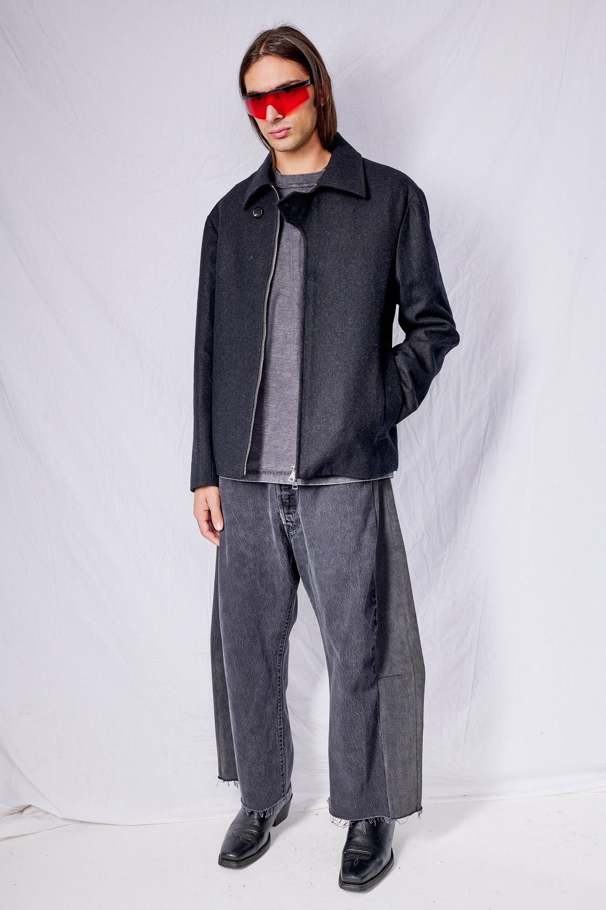 Charcoal Tab Jacket