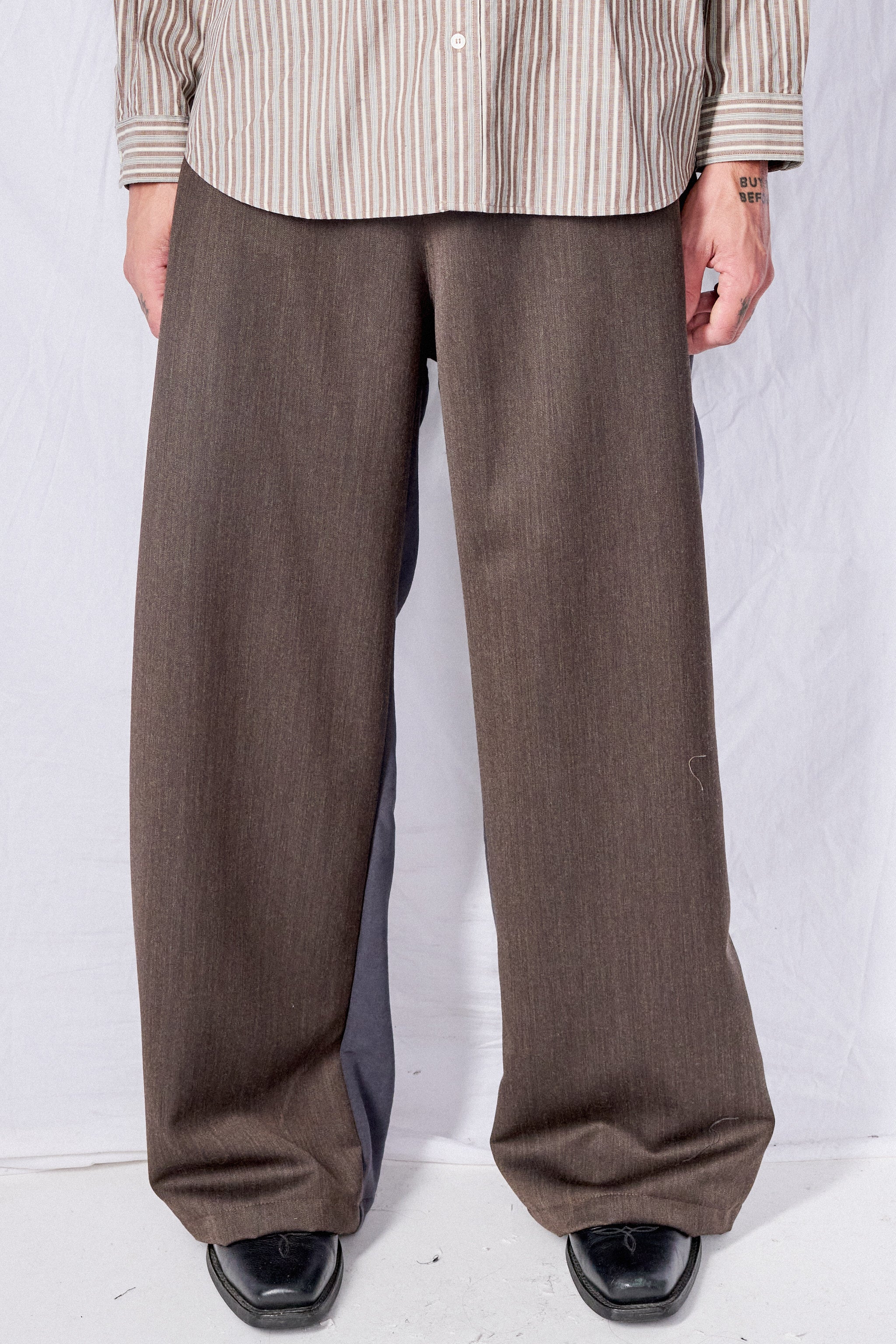 Brown Dual Sailor Lounge Trousers